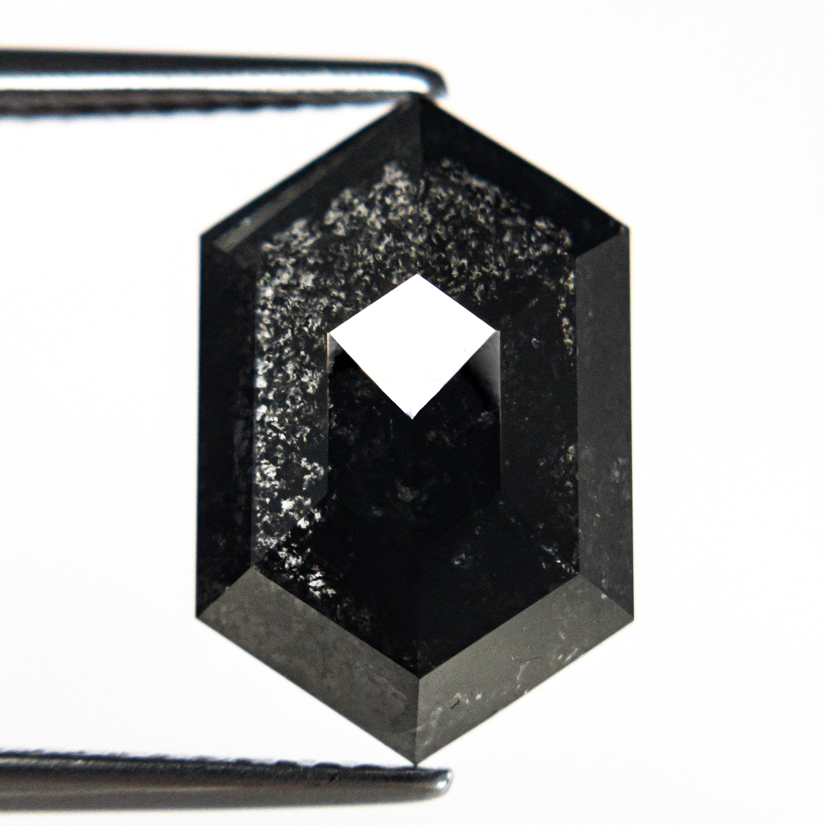4.20ct 14.12x9.13x3.55mm Hexagon Rosecut 27549-02-Staghead Designs
