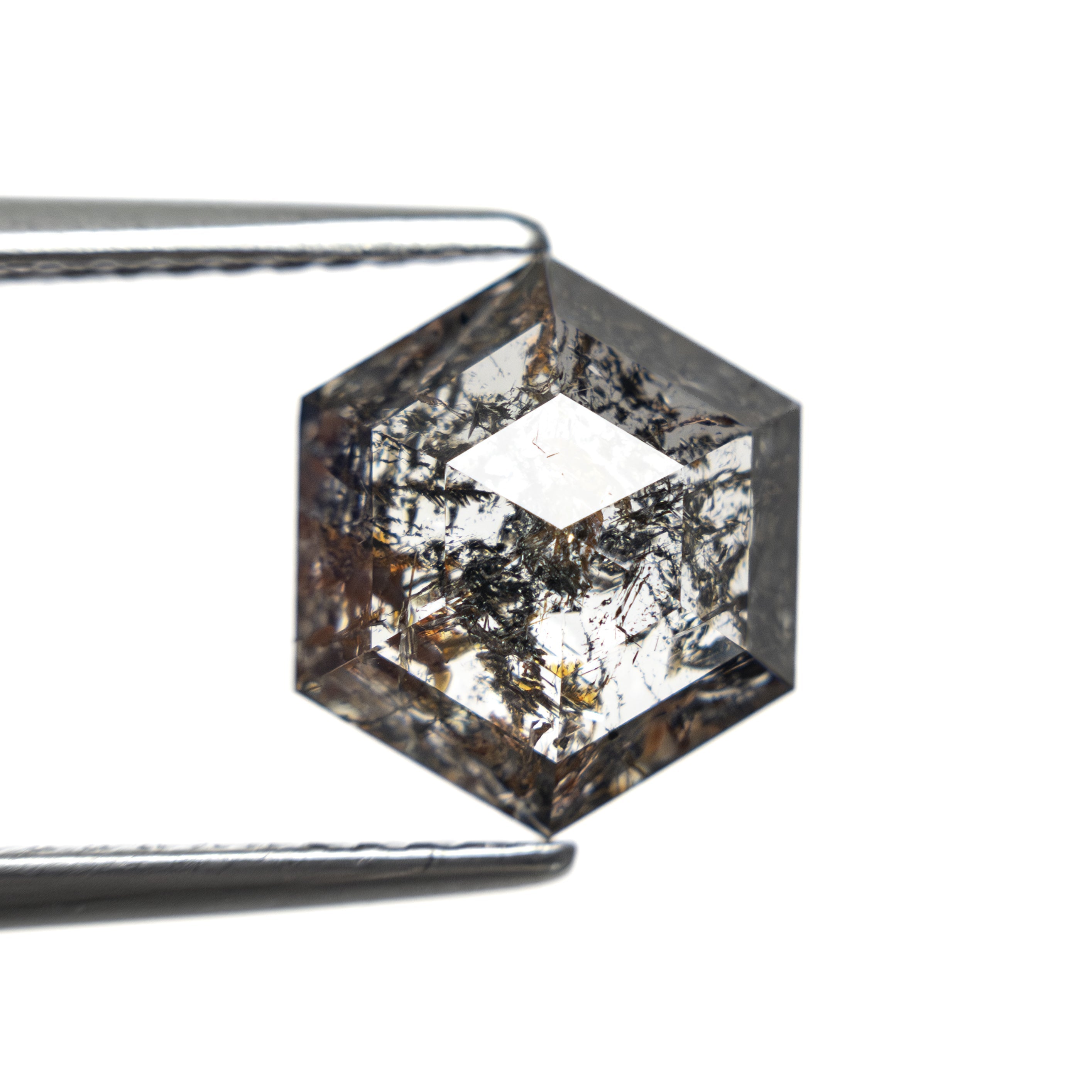 3.25ct 9.54x8.38x4.54mm Hexagon Rosecut 27550-02-Staghead Designs