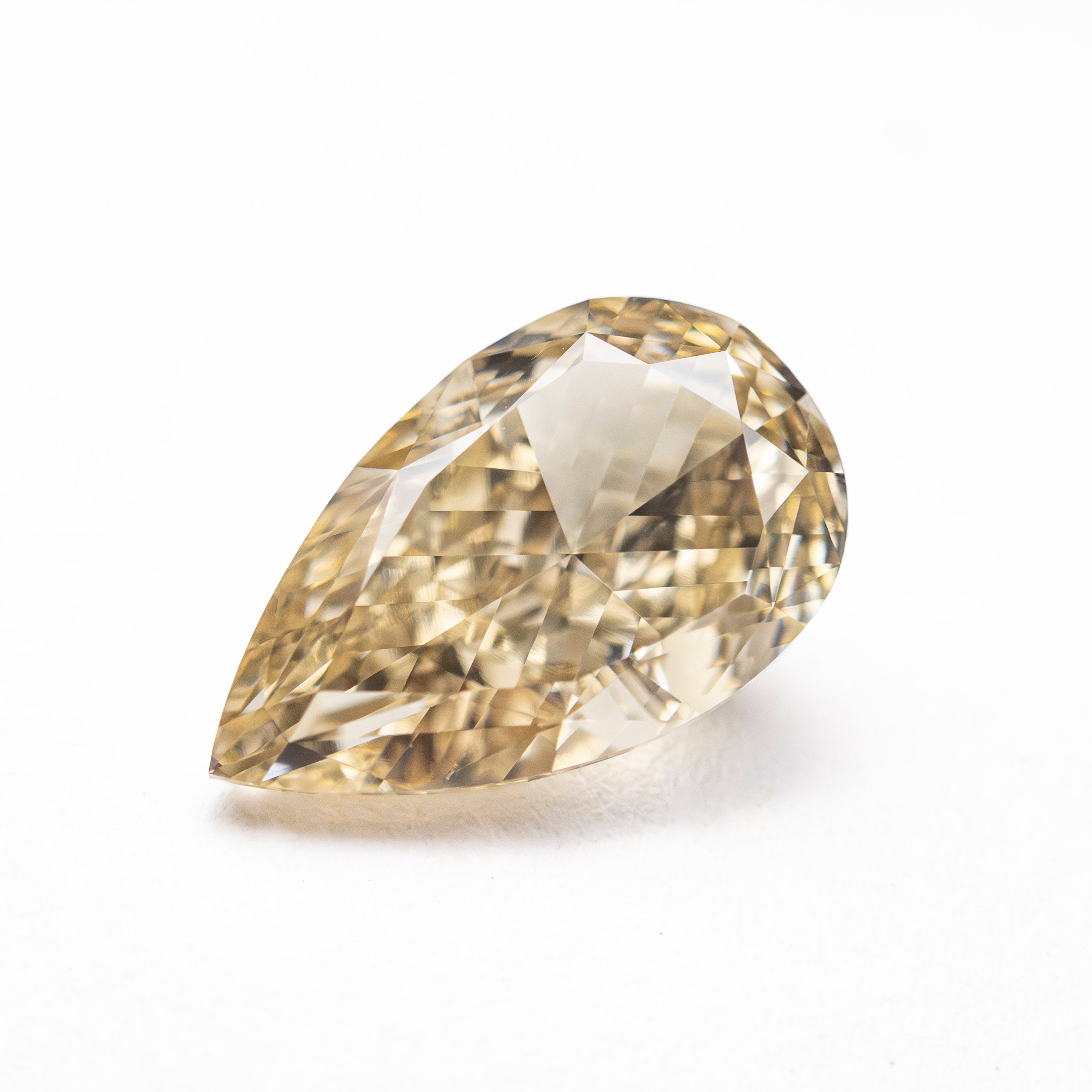 2.23ct 10.76x6.50x4.33mm GIA VVS2 Fancy Brownish Yellow Pear Brilliant 🇨🇦 27709-01-Staghead Designs