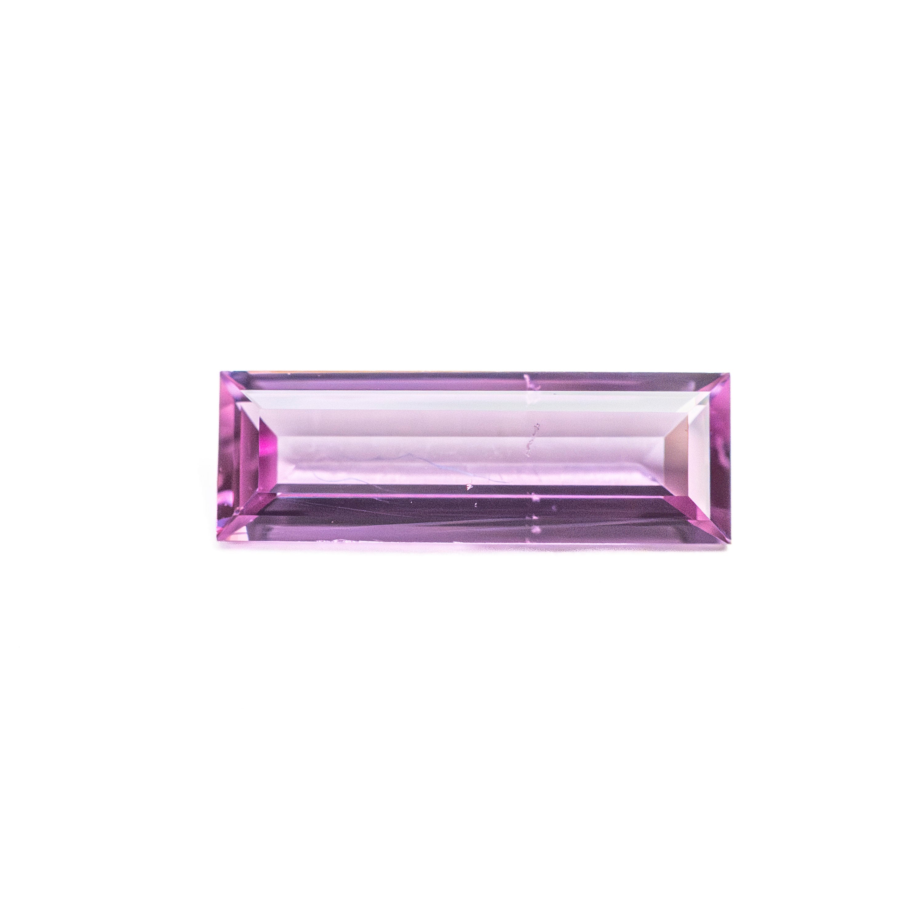 0.56ct 9.04x3.04x1.68mm Baguette Step Cut Sapphire 27721-11