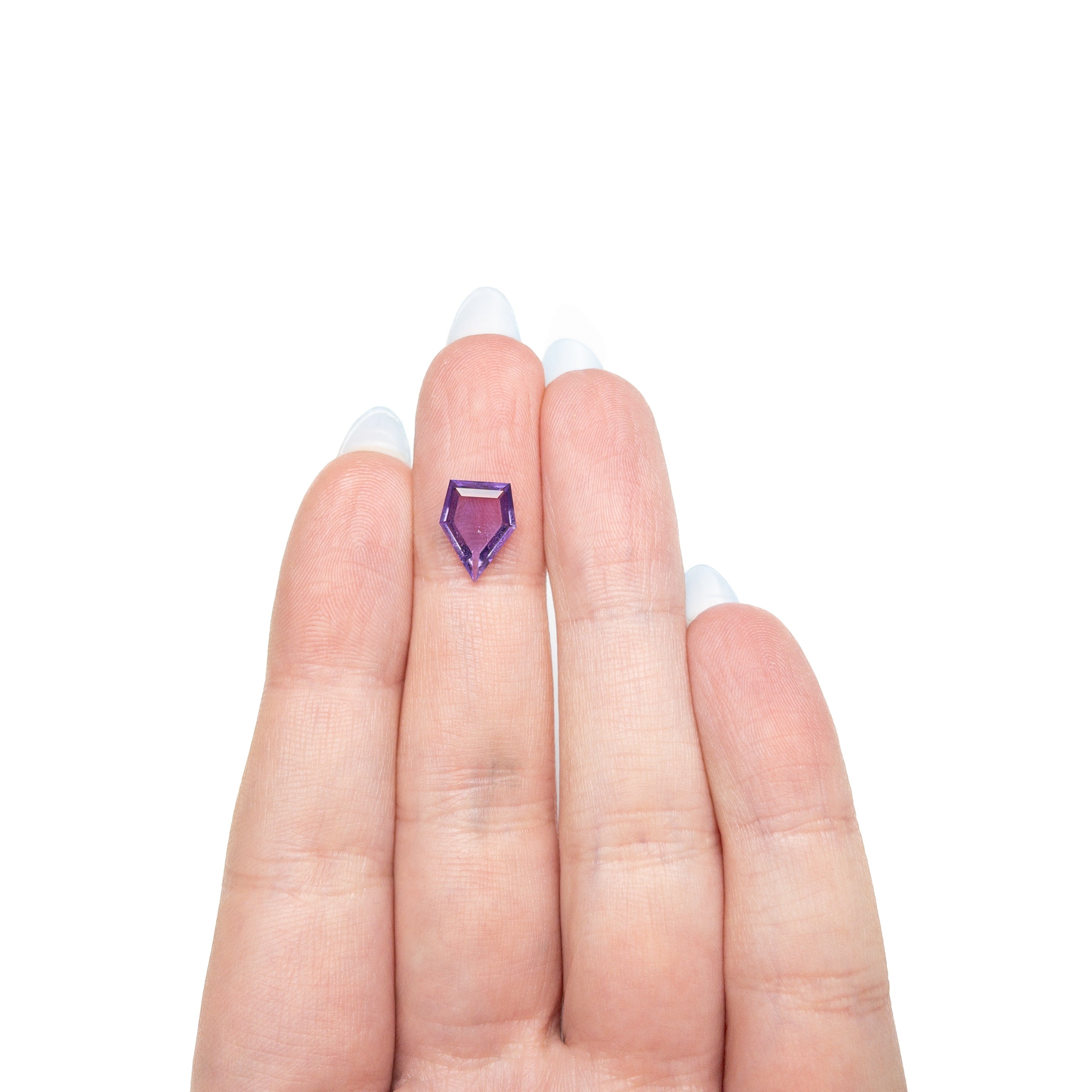 1.75ct 10.52x7.98x2.31mm Shield Portrait Cut Sapphire 27740-12-Staghead Designs