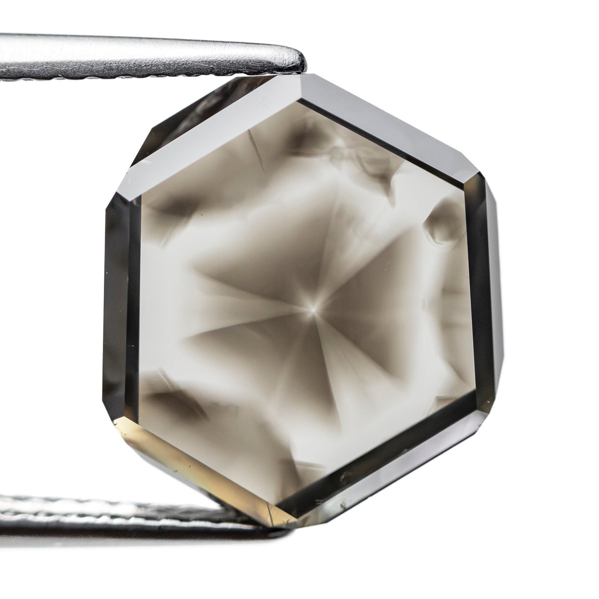 4.40ct 12.17x11.05x2.70mm Hexagon Portrait Cut 27785-01
