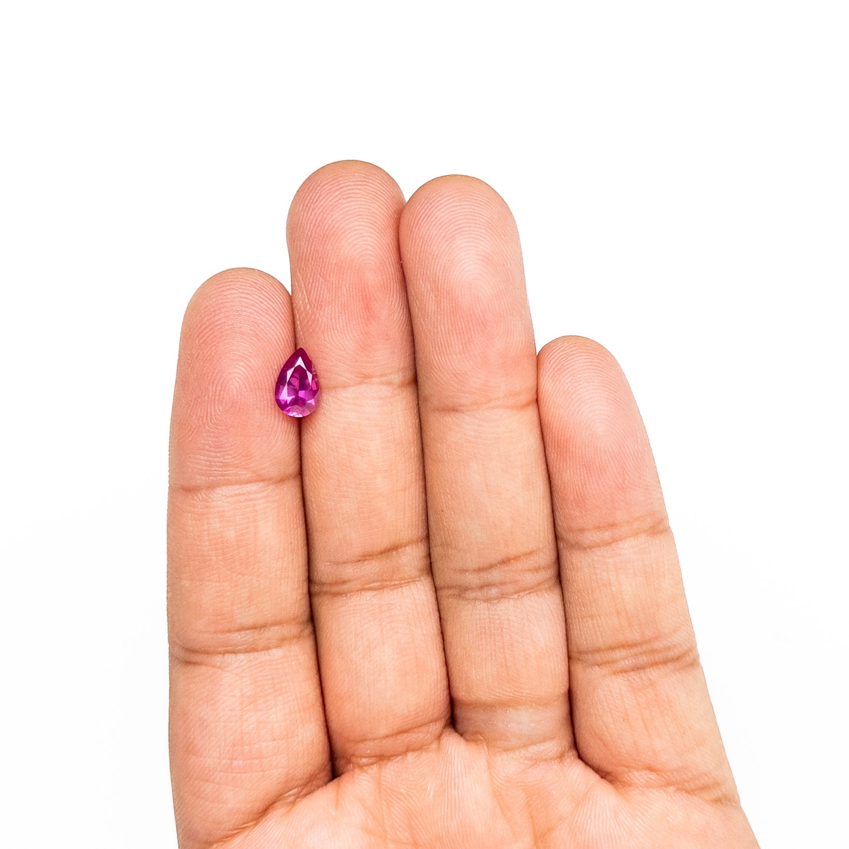 1.24ct 8.53x5.56x3.75mm Pear Brilliant Sapphire 27955-06-Staghead Designs