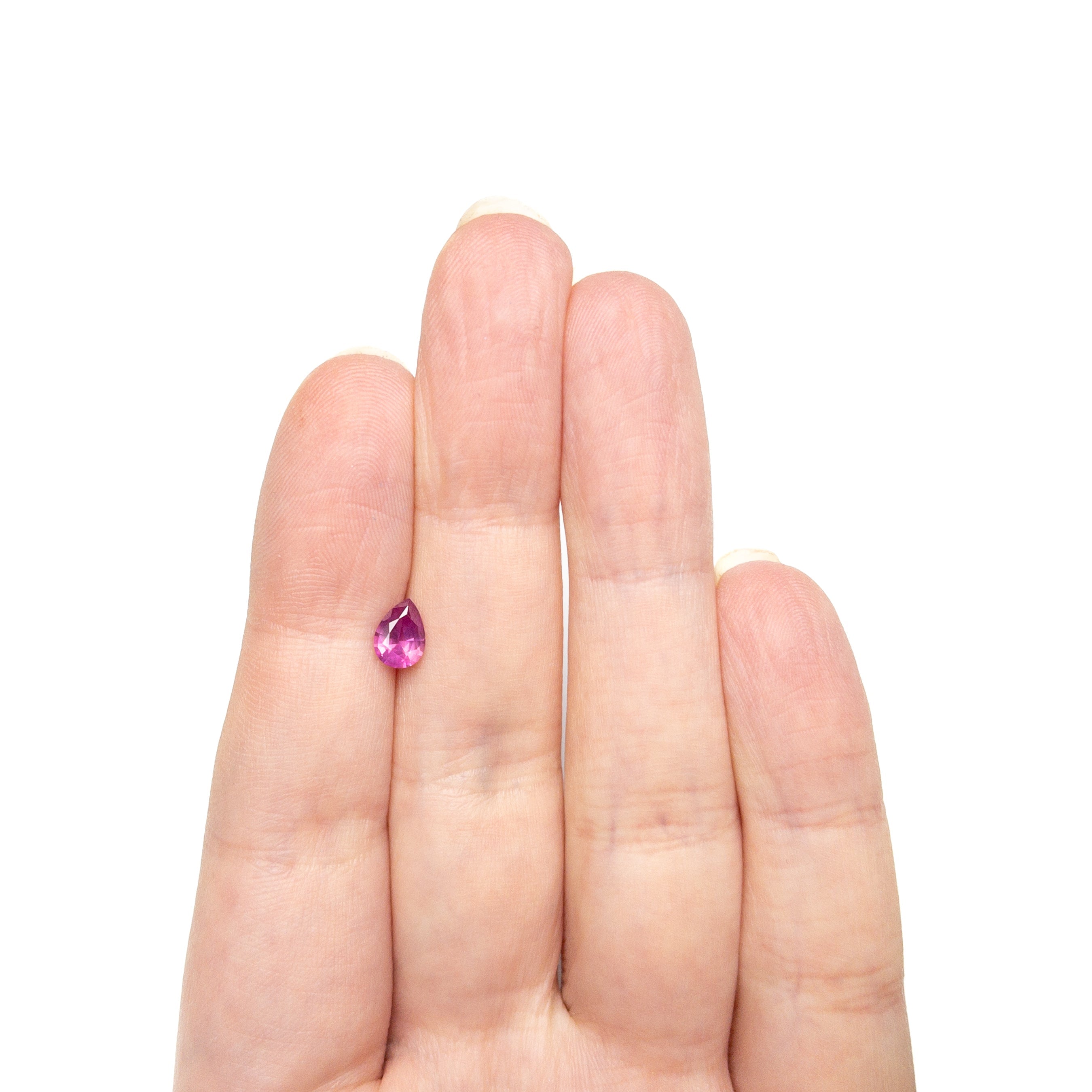 0.68ct 6.67x4.89x2.98mm Pear Brilliant Sapphire 27955-19-Staghead Designs