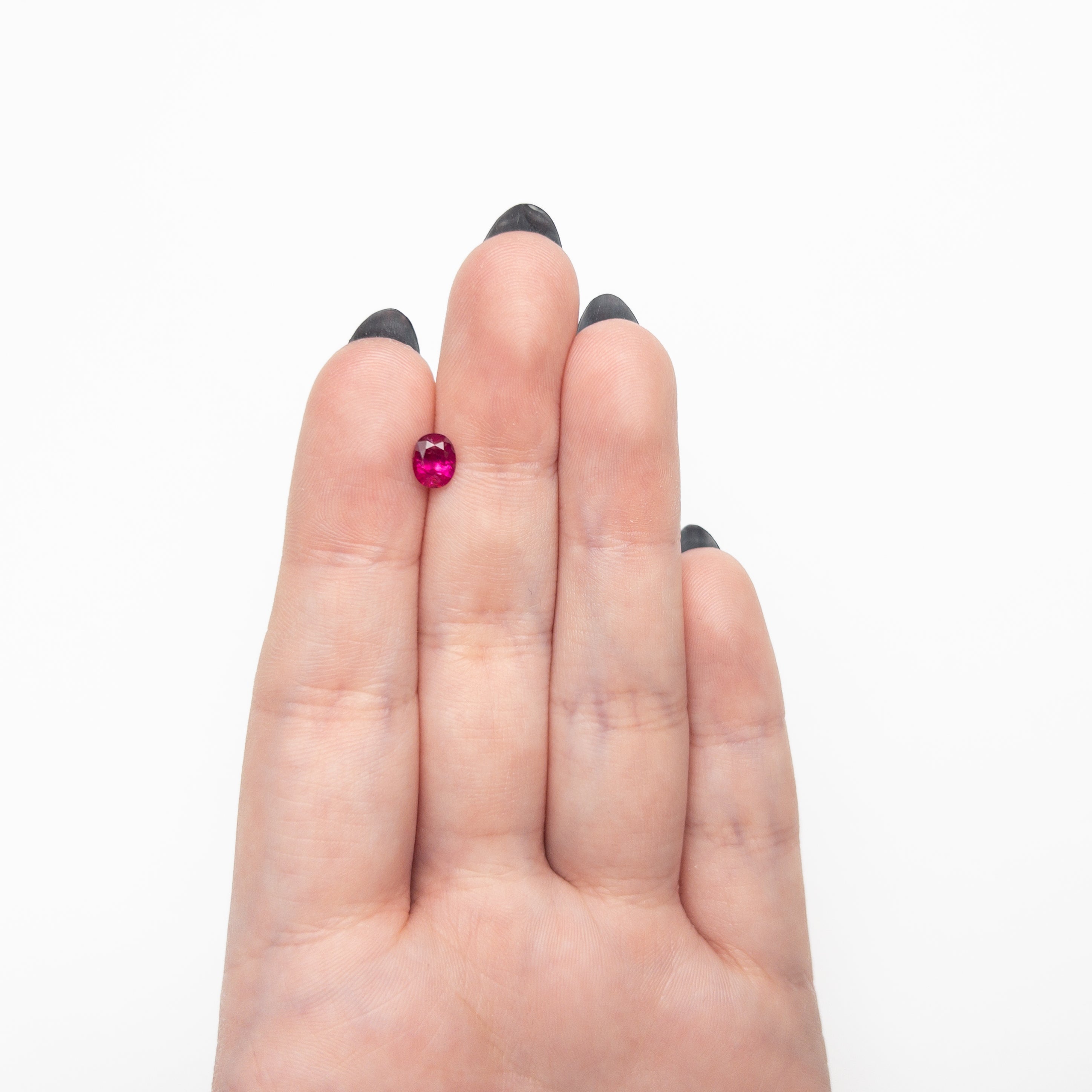 0.82ct 6.31x5.00x3.28mm Oval Brilliant Ruby 27957-02-Staghead Designs