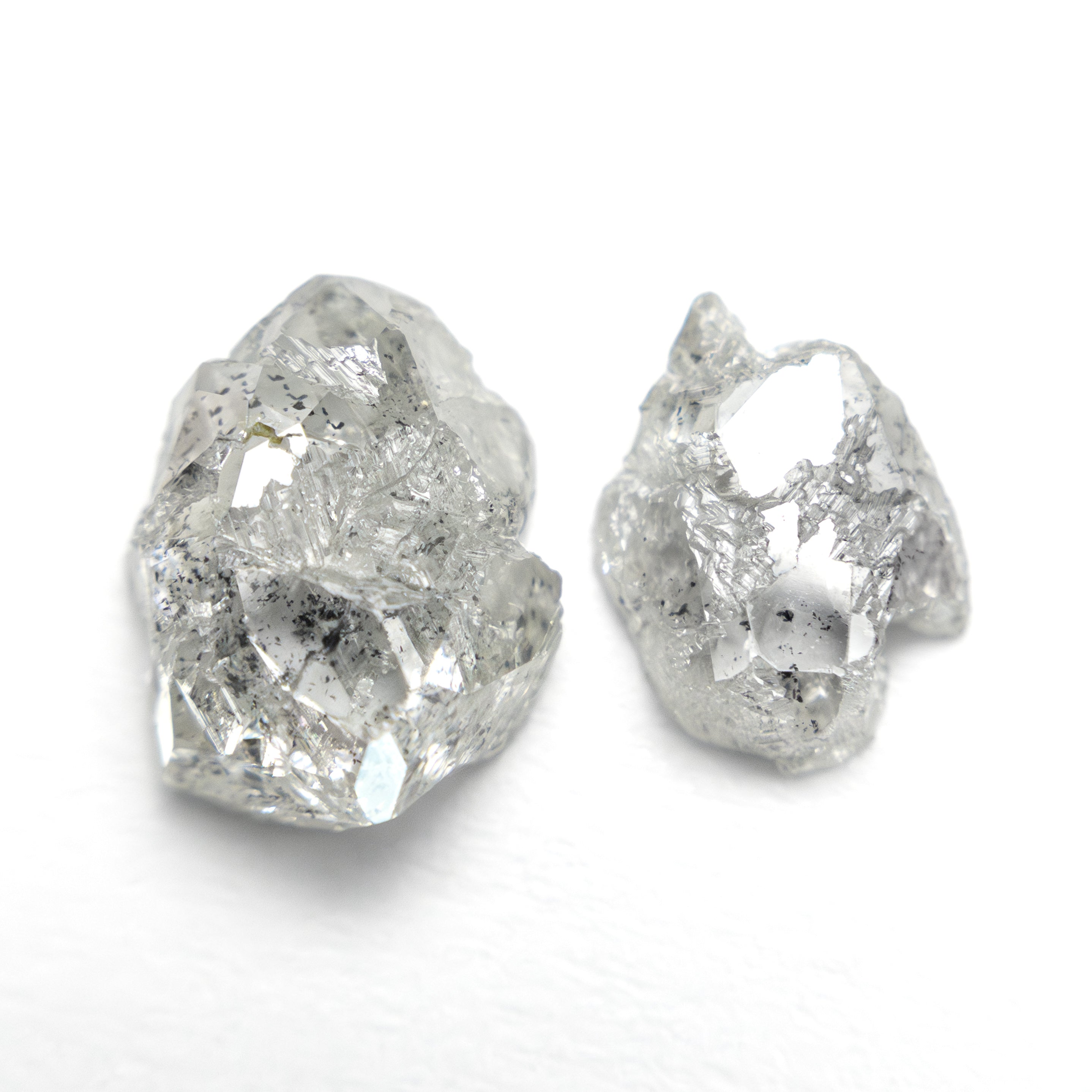3.24cttw 2pc 9.35x7.33x3.75mm 8.11x5.86x2.38mm Polished Raw Diamond Matching Pair 🇨🇦 27980-01