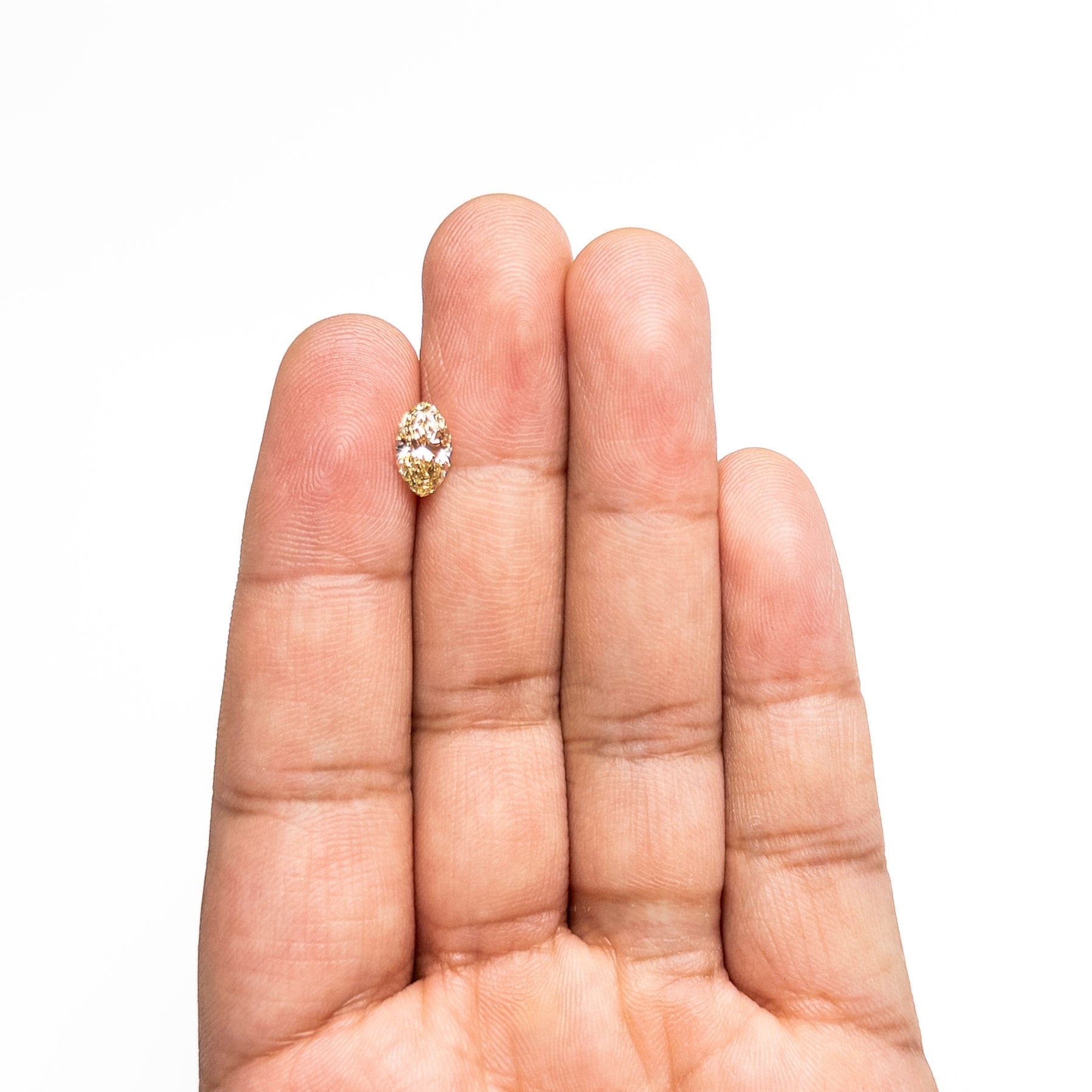 HOLD #D17182 July 7th 2026 // 1.14ct 9.10x5.50x3.64mm VVS2 Light Yellow Moval Brilliant 🇨🇦 27993-01-Staghead Designs