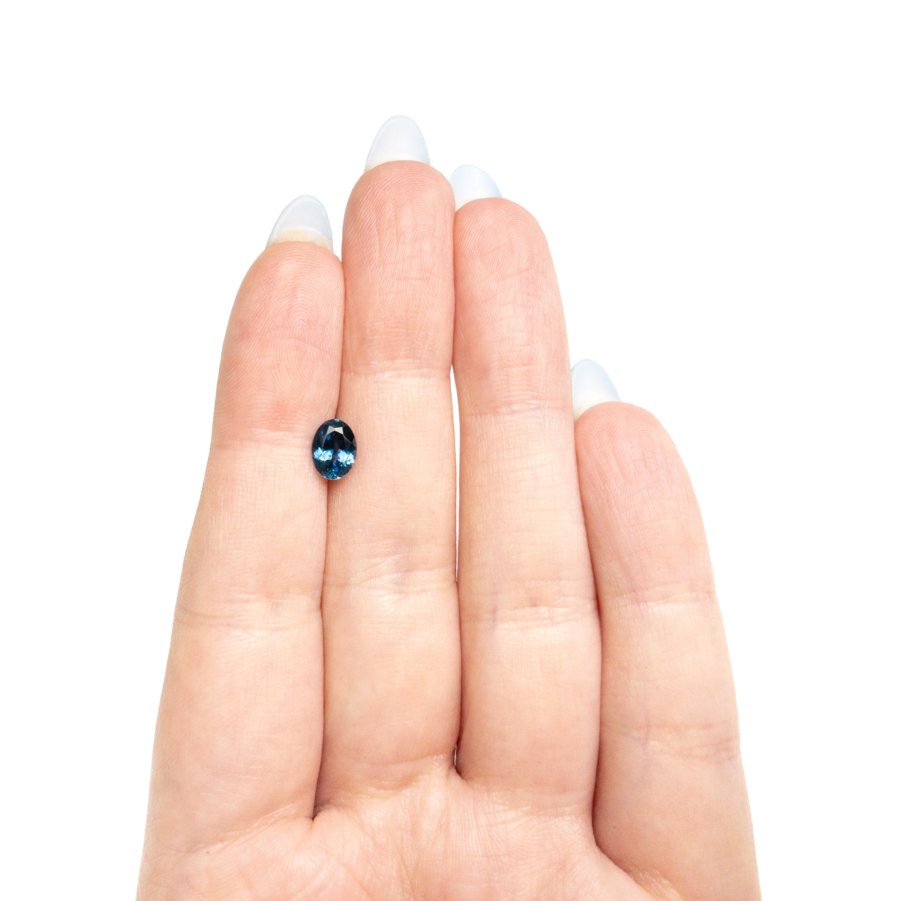 1.22ct 7.41x5.49x3.59mm Oval Brilliant Sapphire 28028-09-Staghead Designs