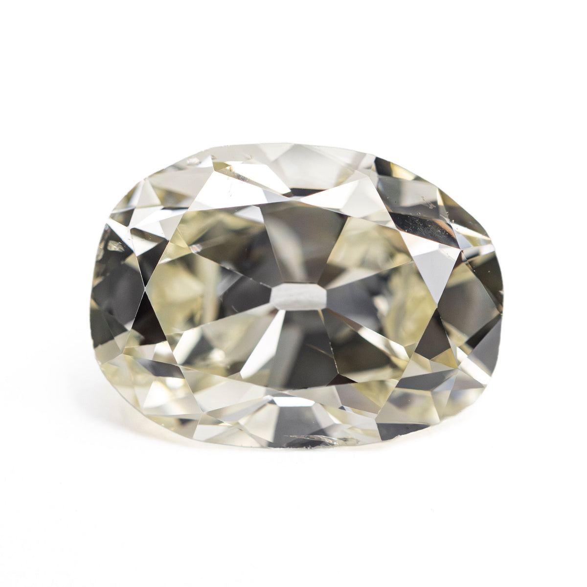 4.01ct 11.66x8.63x5.65mm GIA SI1 S-T Antique Old Mine Cut 28034-01-Staghead Designs