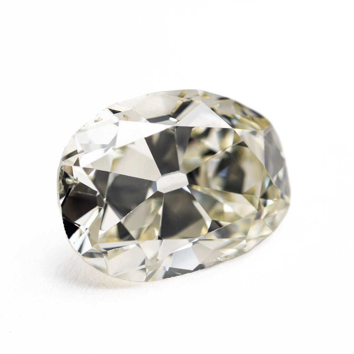 4.01ct 11.66x8.63x5.65mm GIA SI1 S-T Antique Old Mine Cut 28034-01-Staghead Designs