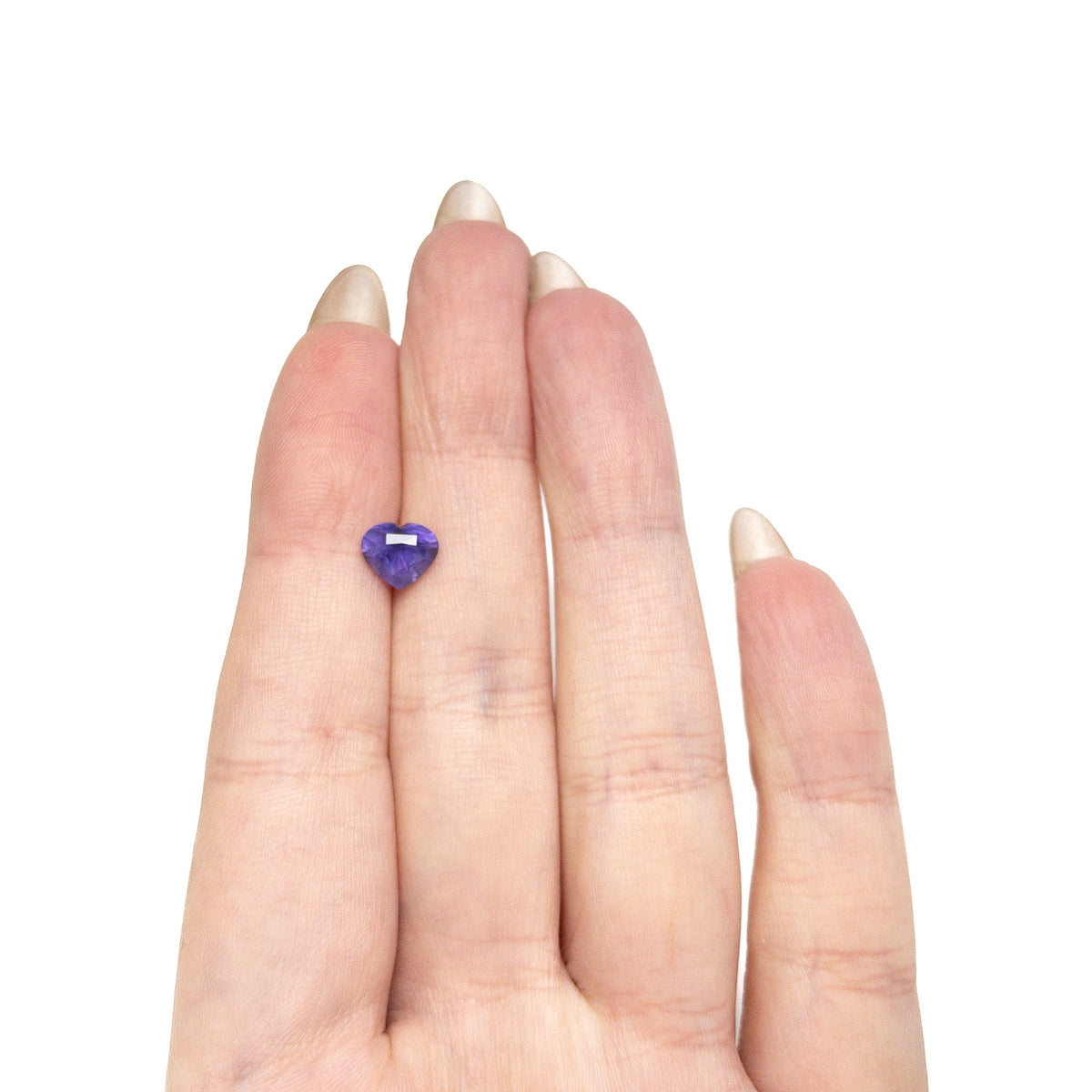 2.01ct 6.72x7.66x5.44mm Heart Brilliant Sapphire 28255-01-Staghead Designs