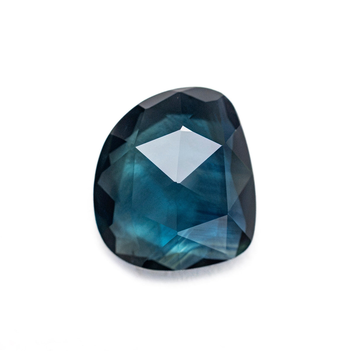 2.03ct 8.73x7.86x2.90mm Amorphous Double Cut Sapphire 28298-07