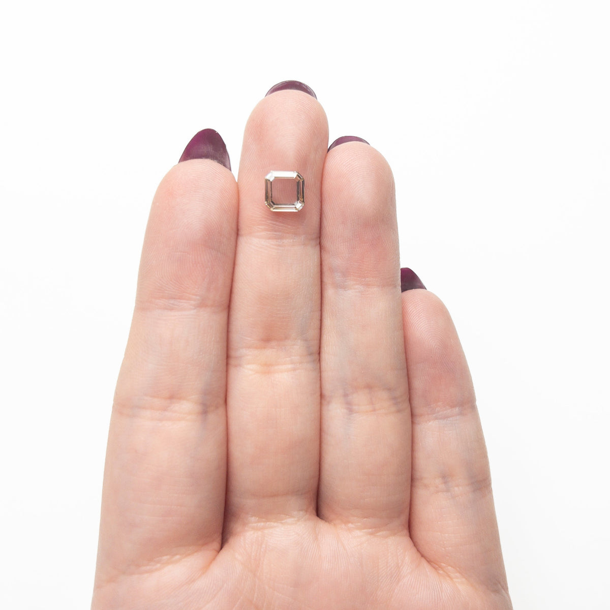 1.02ct 6.62x6.57x1.73mm VSI Q-R Cut Corner Rectangle Portrait Cut 28326-01-Staghead Designs