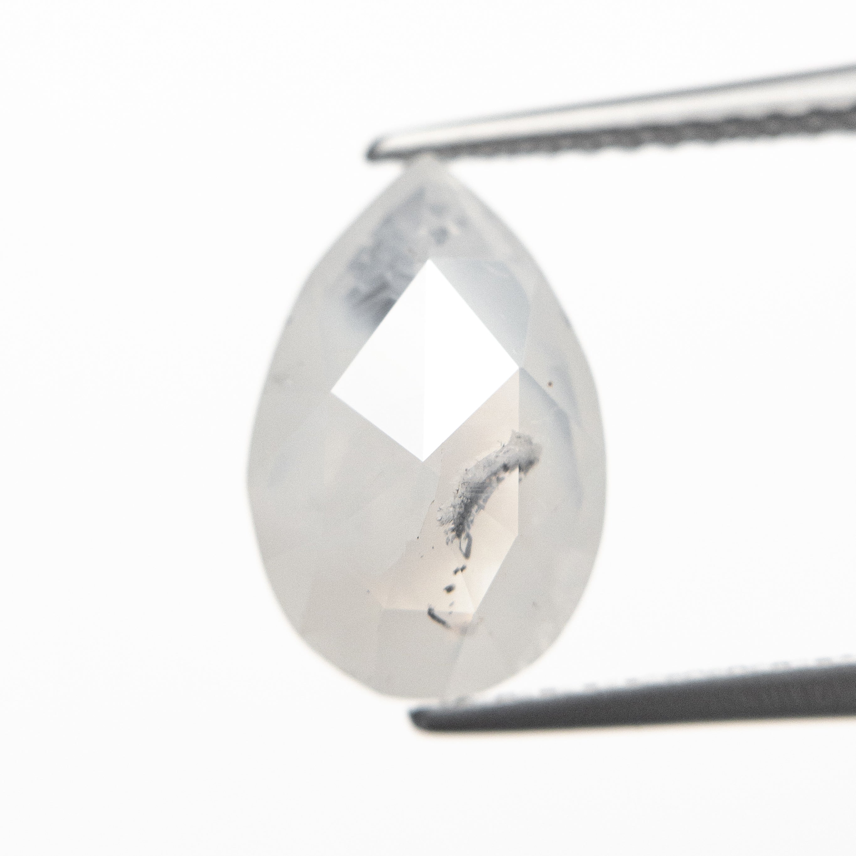 3.13ct 11.49x7.54x4.46mm Fancy White Pear Double Cut 18955-01-Staghead Designs