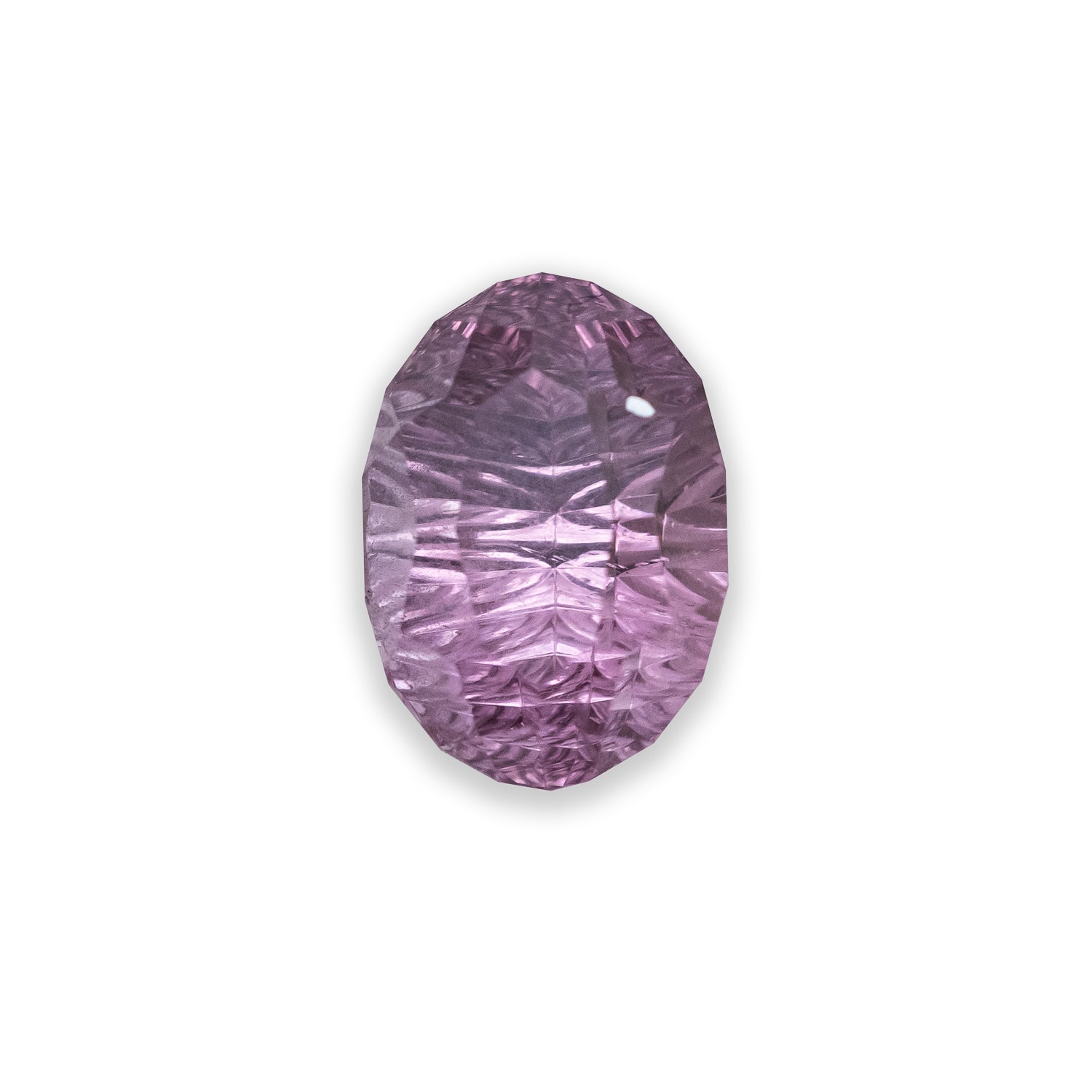 1.64ct 7.8x5.54x5.98mm DEEP CONCAVE OVAL CUT PURPLE DRAGON MALAYA GARNET-Staghead Designs