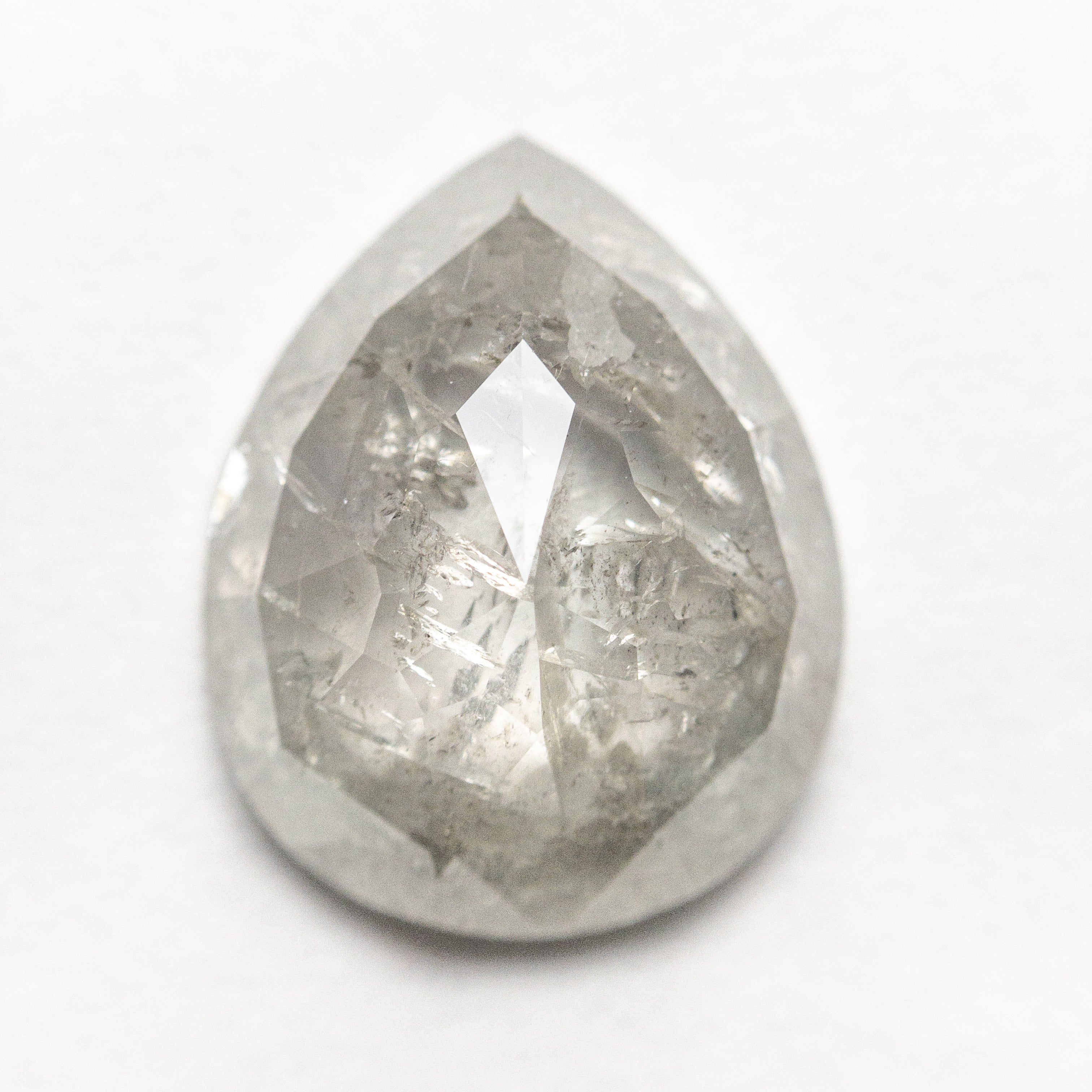 4.55ct 12.83x10.27x4.40mm Pear Rosecut 20001-07-Staghead Designs