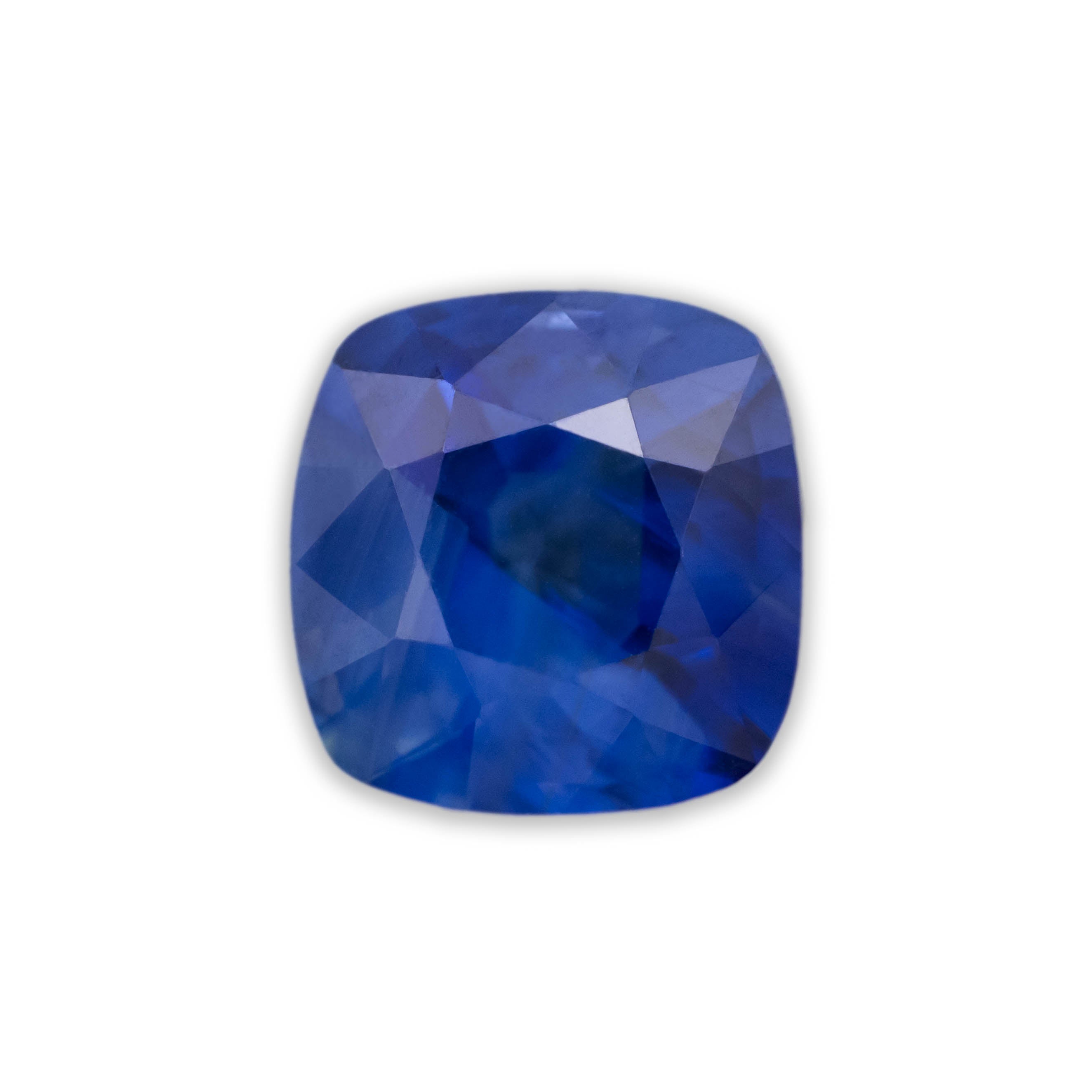 3.1ct 9.5x8.1mm Cushion Cut Opalescent Blue Ceylon Sapphire