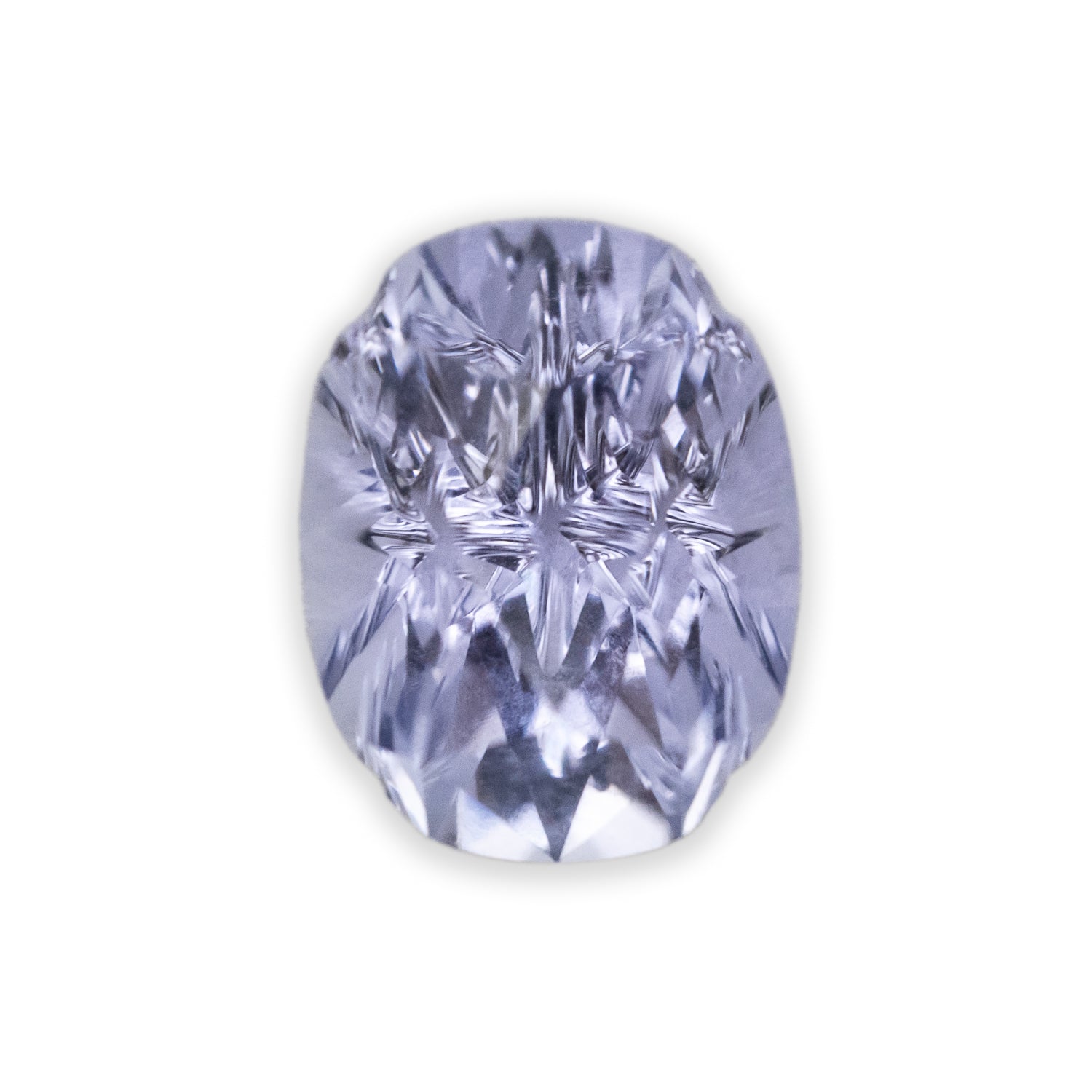 2.08ct 8.24x6.34x5.05mm OVAL FOUR DIRECTIONS CUT NATURAL LAVENDER MADAGASCAR SAPPHIRE