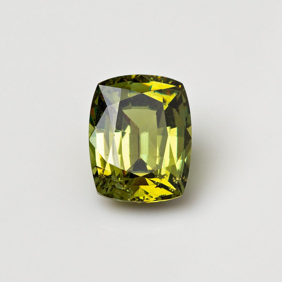 "AYLA" - EMERALD CUT DEMANTOID GARNET-1