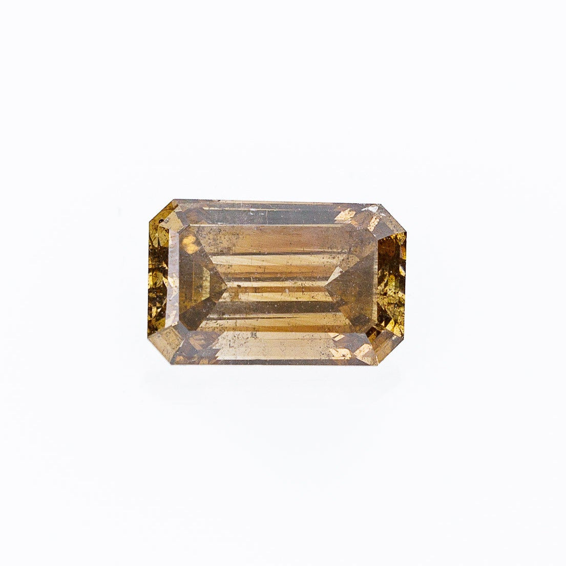 1.035ct 7.44x4.75mm EMERALD CUT CHAMPAGNE DIAMOND