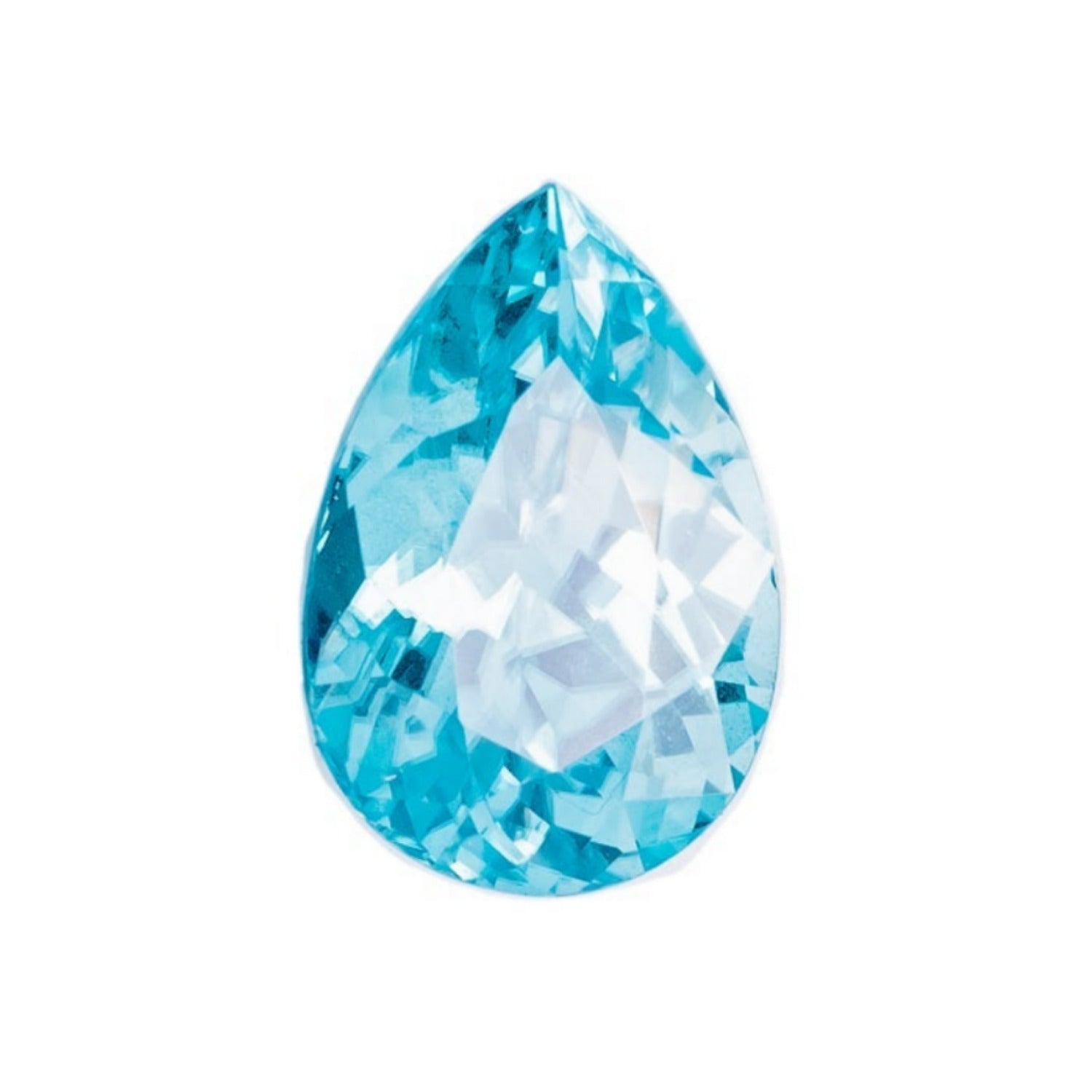 "BOREAS" - PEAR-SHAPED BLUE ZIRCON-1