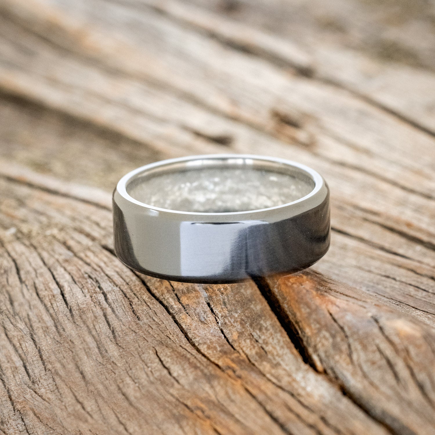 DIAMOND DUST LINED WEDDING BAND-9