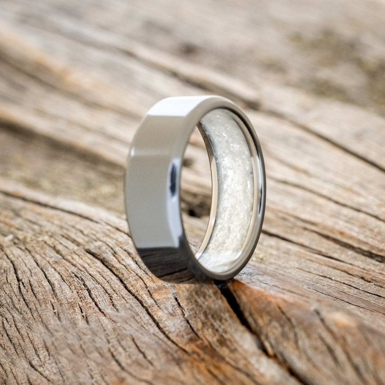 DIAMOND DUST LINED WEDDING BAND-10