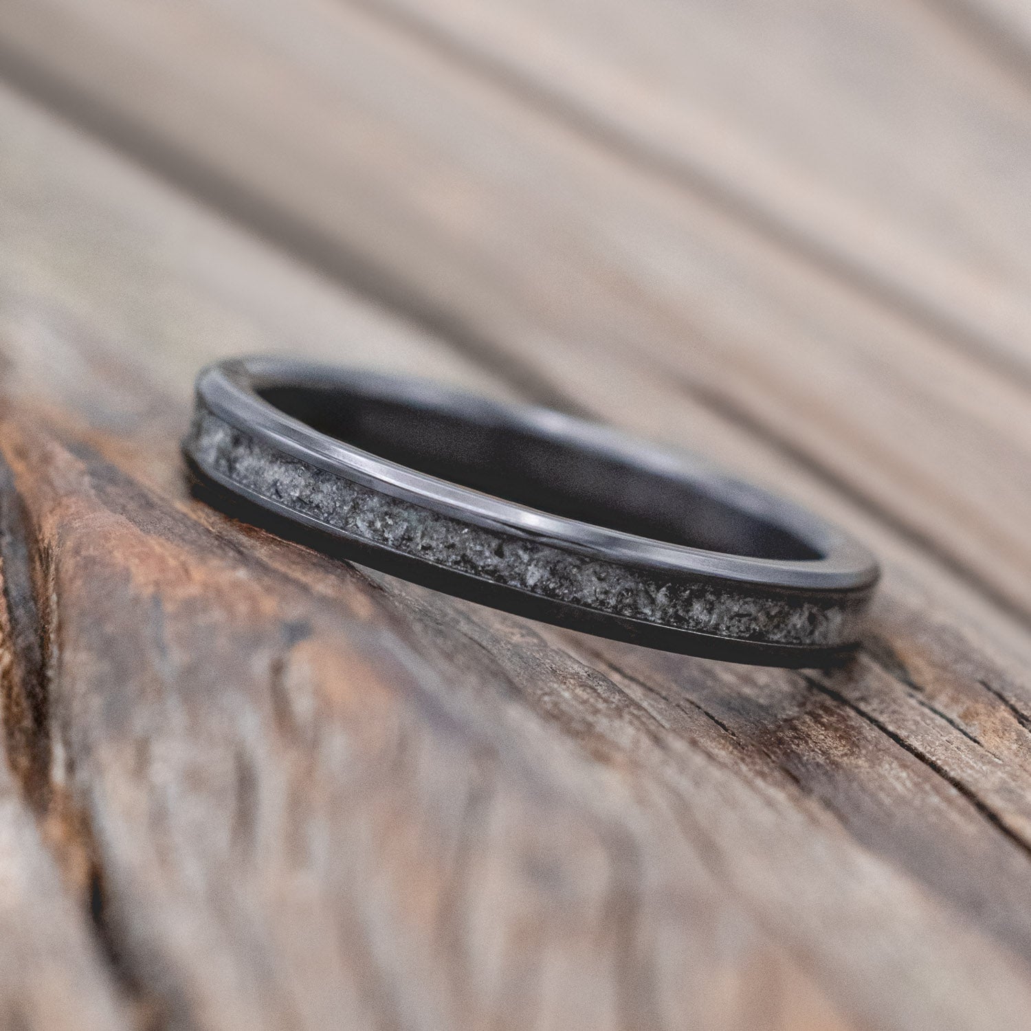 "ETERNA" - MOONSTONE STACKING BAND-Staghead Designs