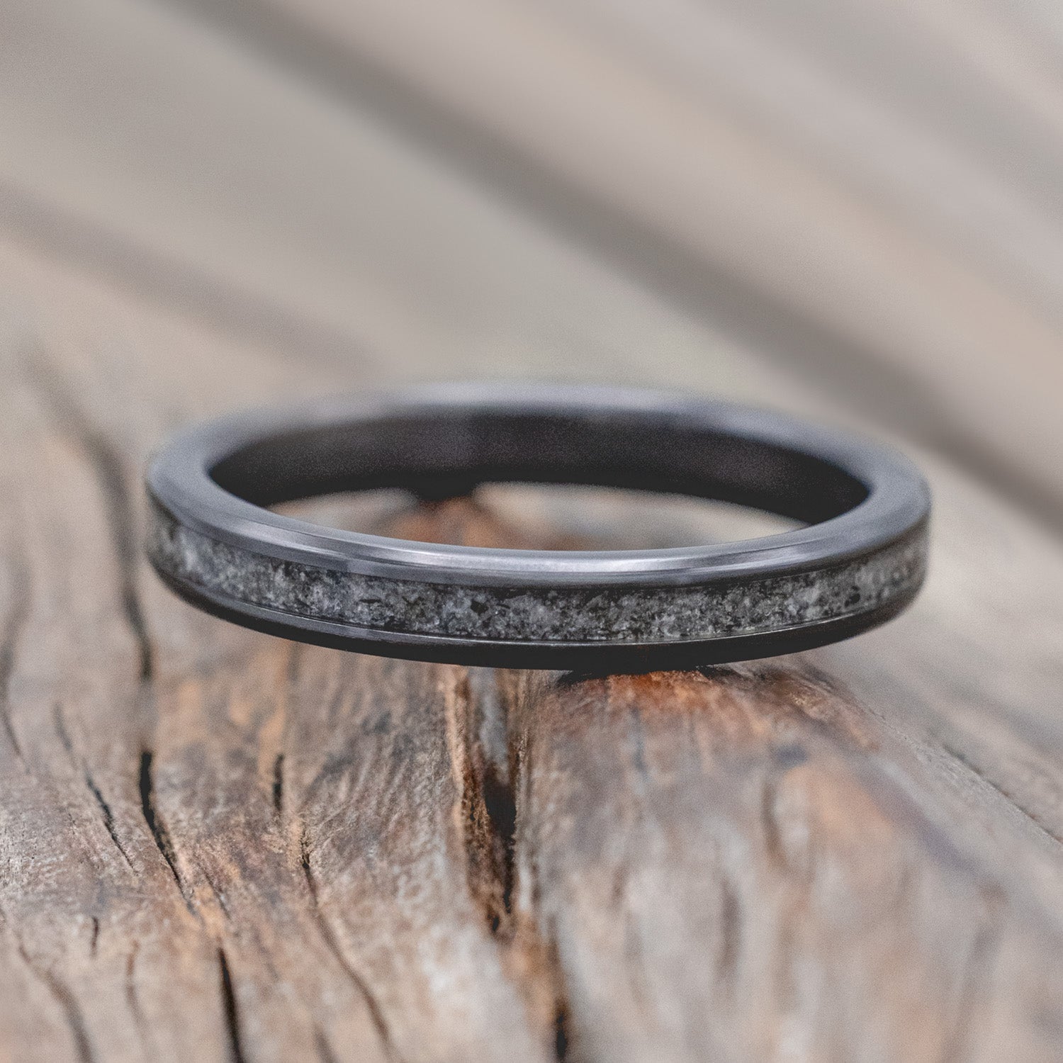 "ETERNA" - MOONSTONE STACKING BAND-Staghead Designs