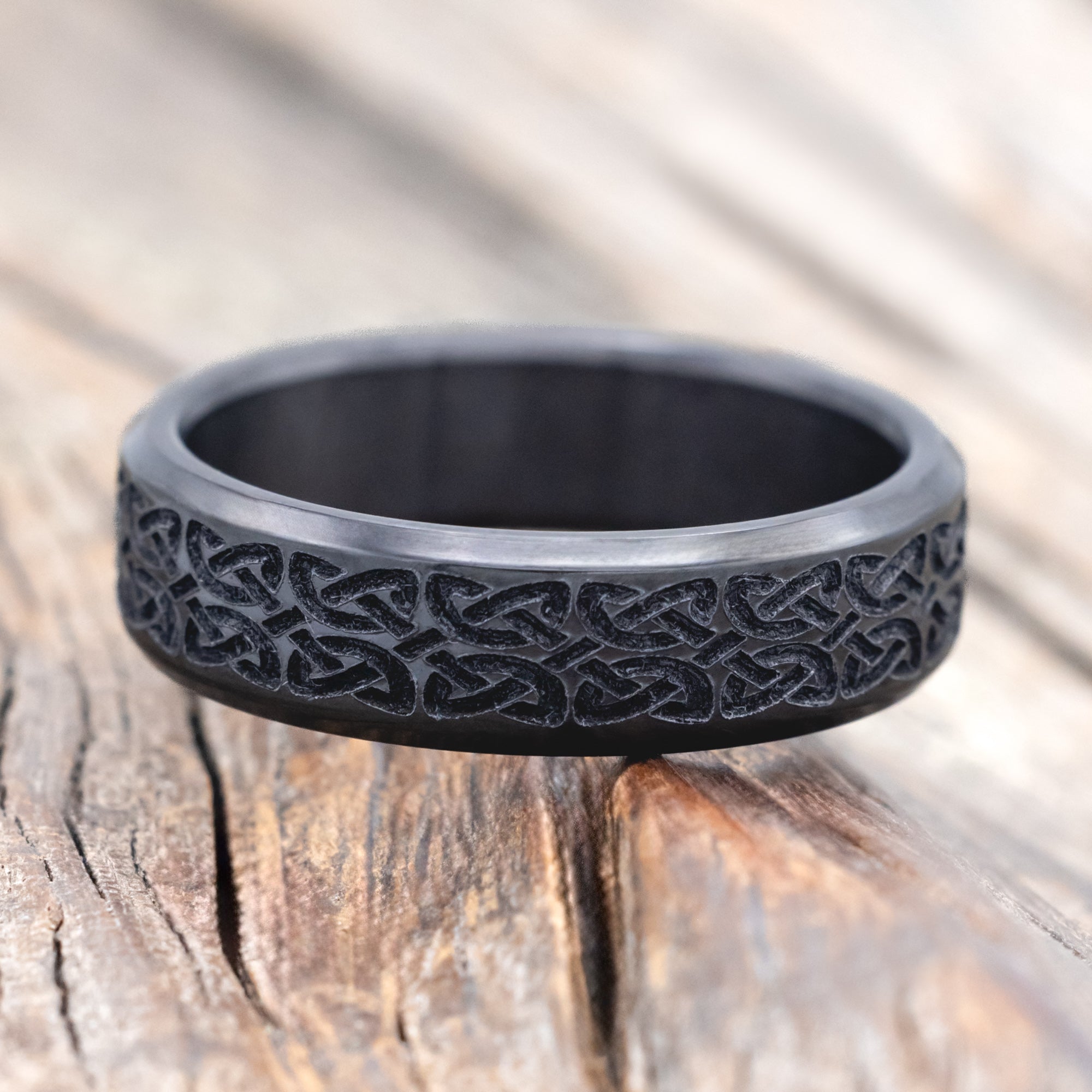 MATCHING SET OF CELTIC LOVE KNOT WEDDING BANDS-Staghead Designs