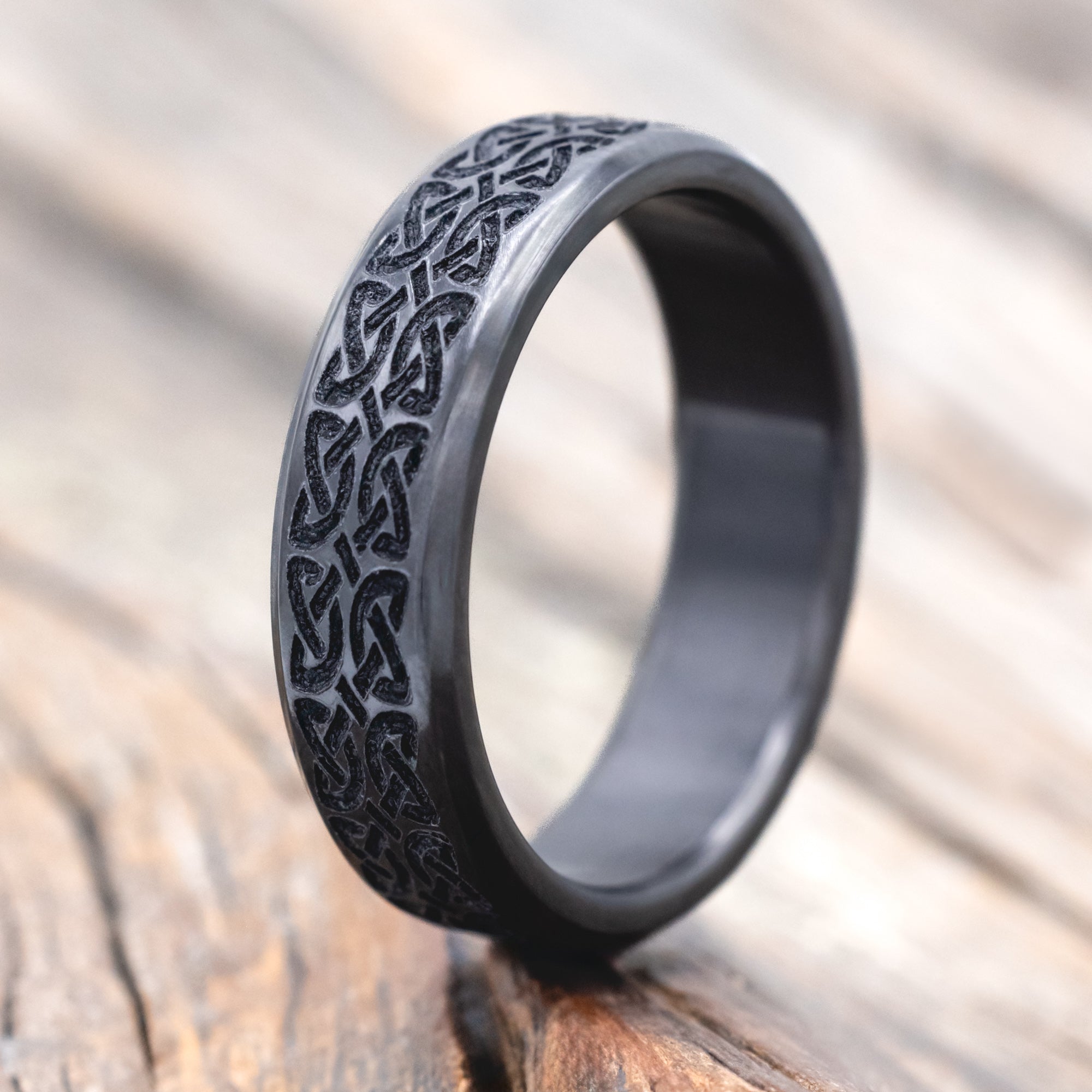 MATCHING SET OF CELTIC LOVE KNOT WEDDING BANDS-Staghead Designs