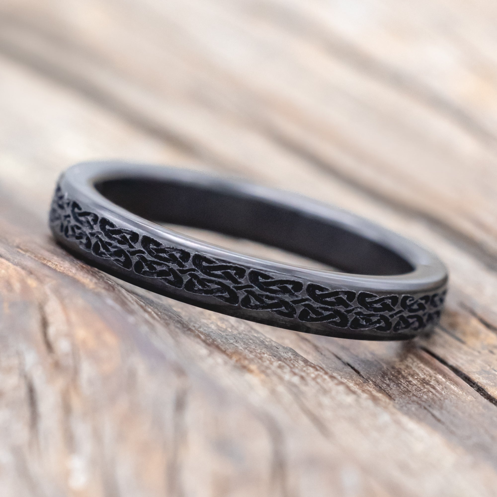 CELTIC LOVE KNOT WEDDING BAND-Staghead Designs