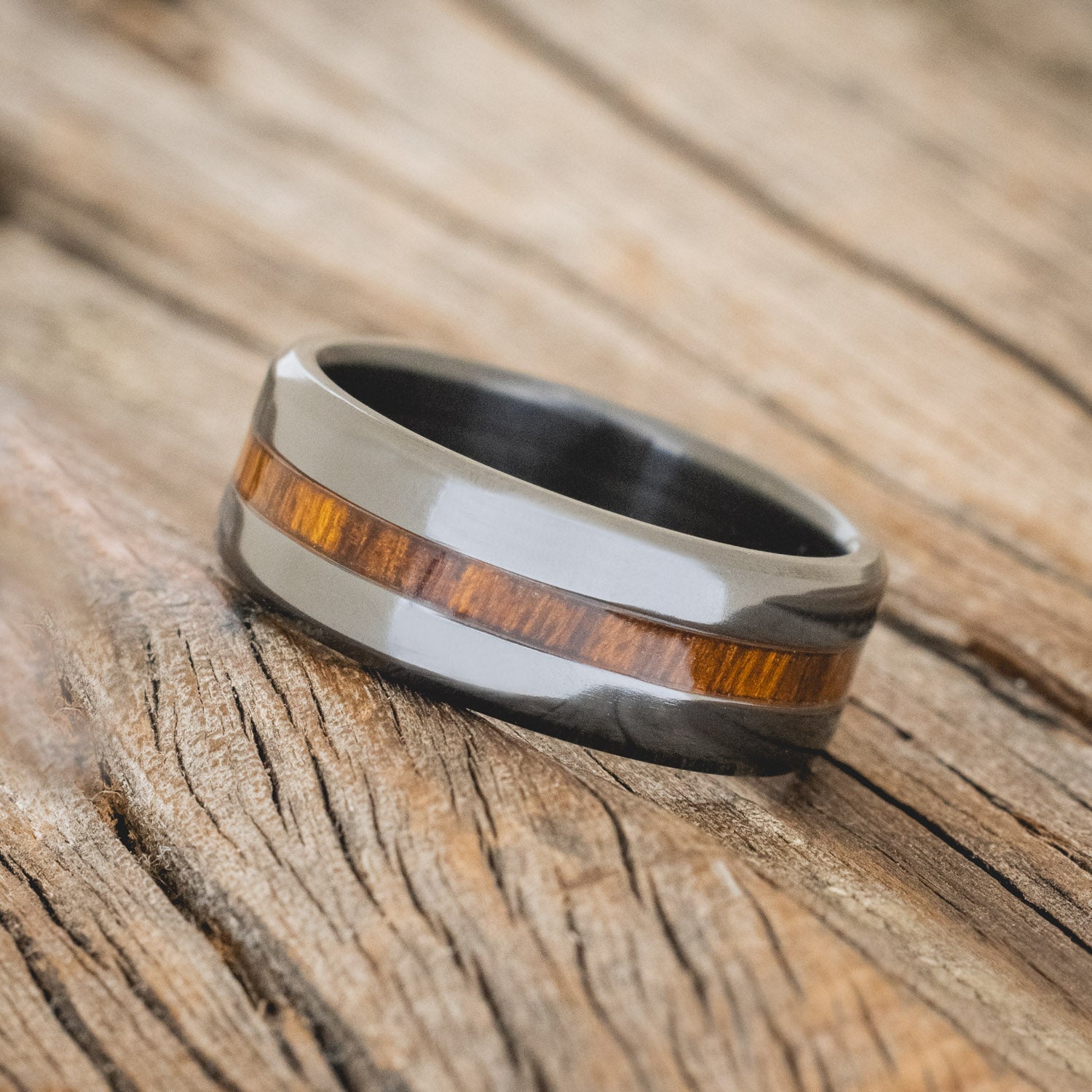 "NIRVANA" - CENTERED IRONWOOD WEDDING MATCHING SET-9