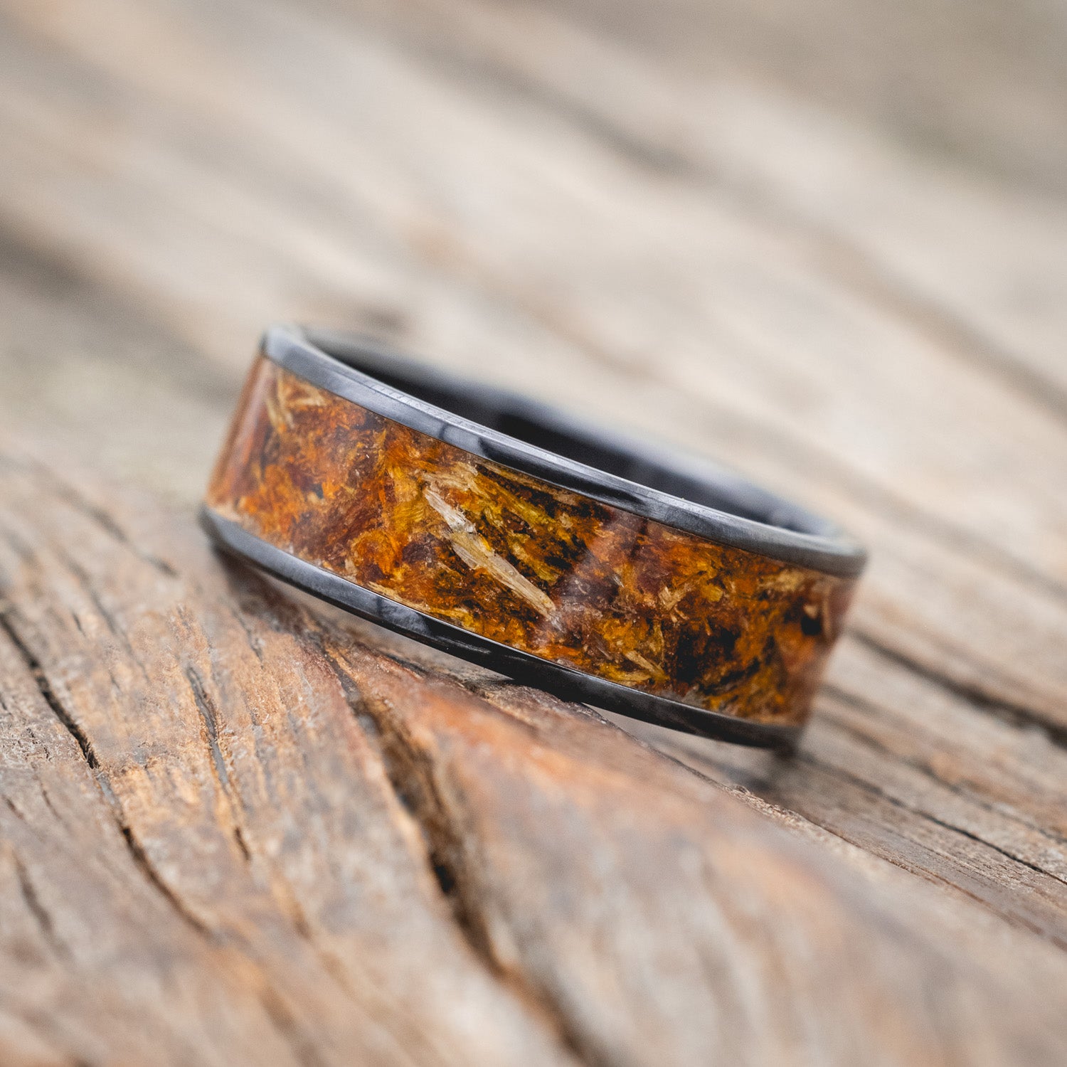 "RAINIER" - MARIGOLD PETALS WEDDING BAND-Staghead Designs