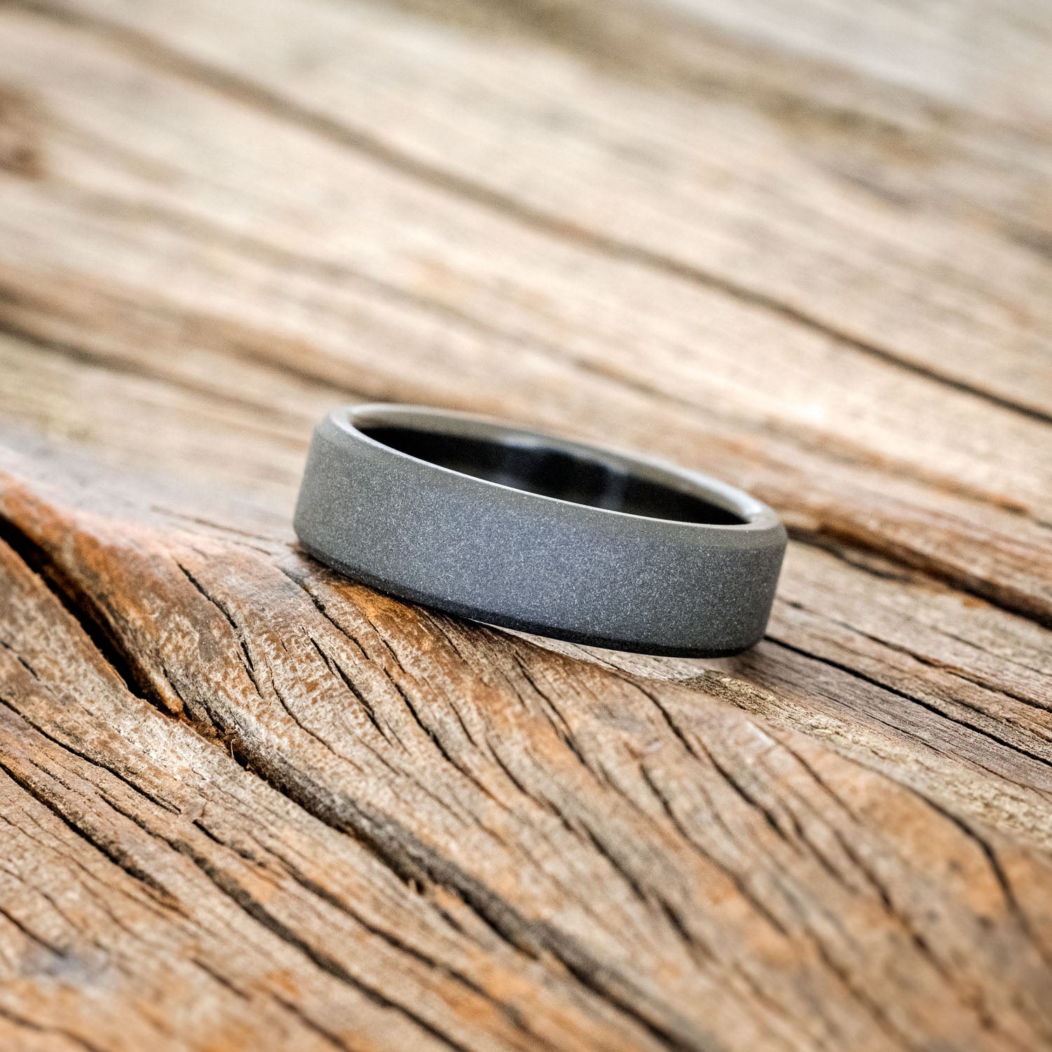 SANDBLASTED WEDDING BAND-8