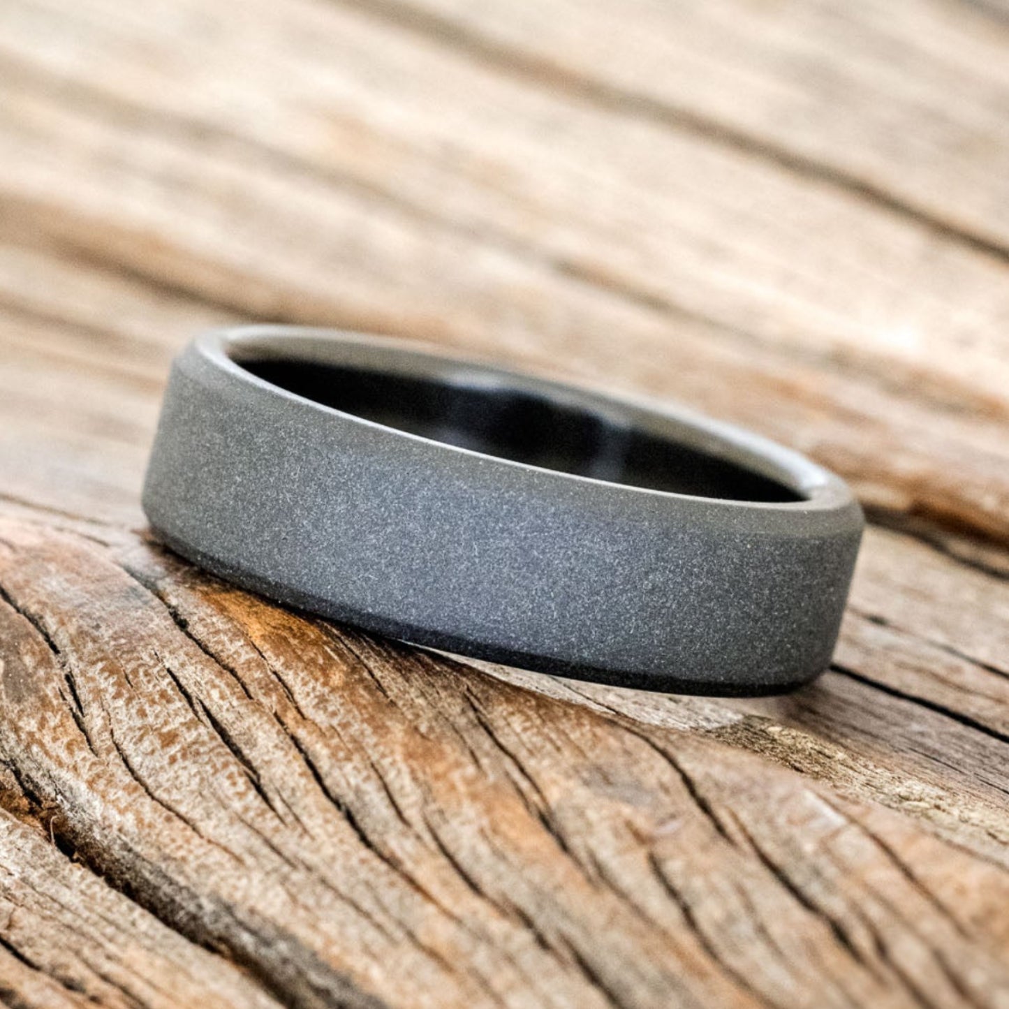 SANDBLASTED WEDDING BAND-8