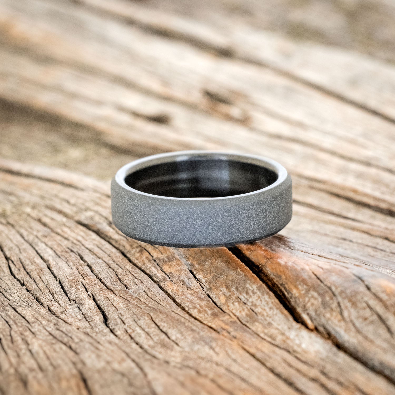 SANDBLASTED WEDDING BAND-9