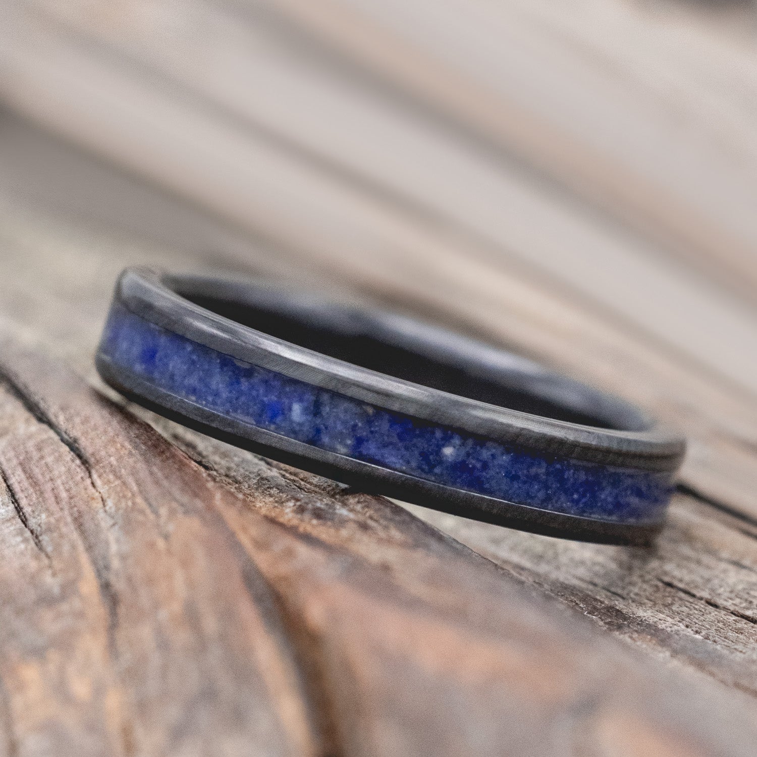 "ETERNA" - LAPIS LAZULI STACKING BAND-Staghead Designs