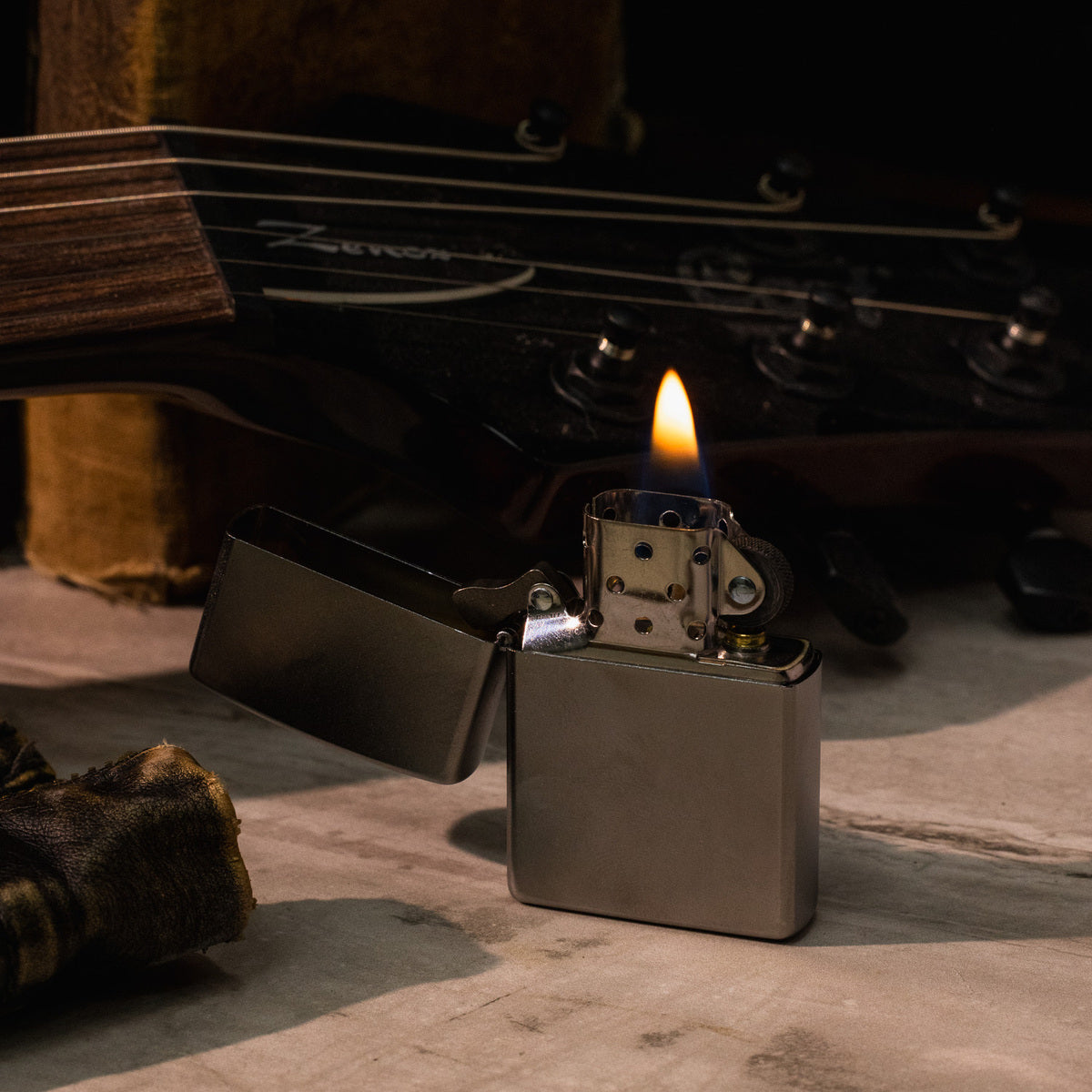 CUSTOM CLASSIC MATTE BLACK LIGHTER BY ZIPPO-1