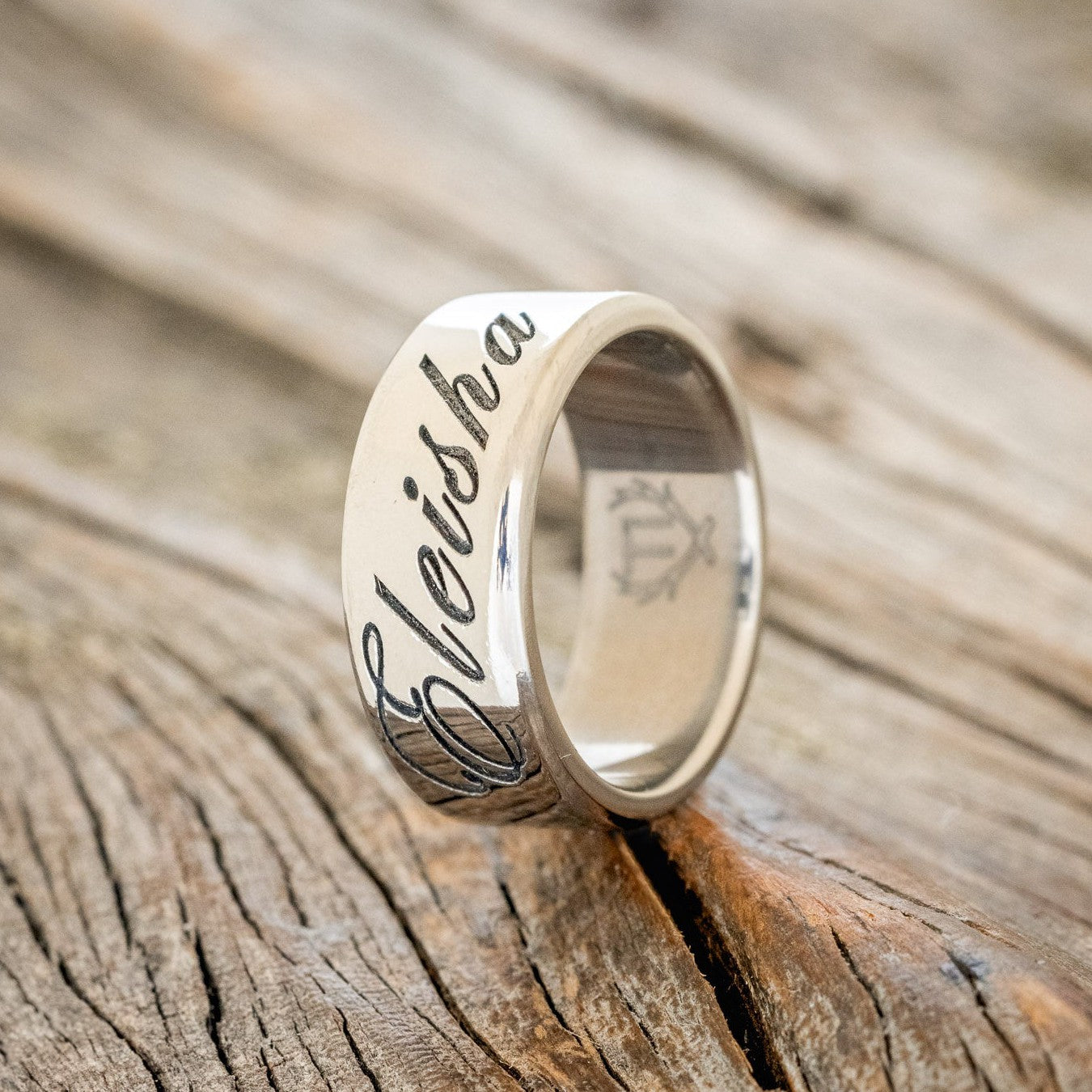 CUSTOM ENGRAVED WEDDING BAND