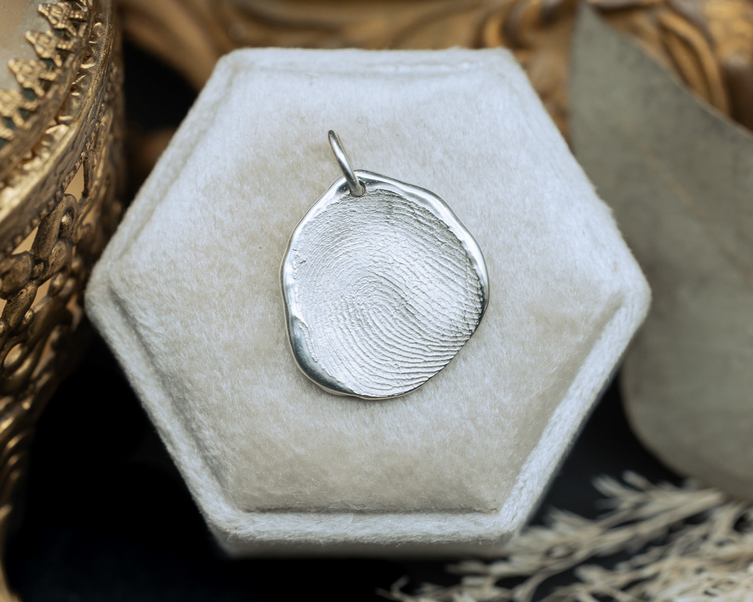 CUSTOMIZED FINGERPRINT CHARM-Staghead Designs