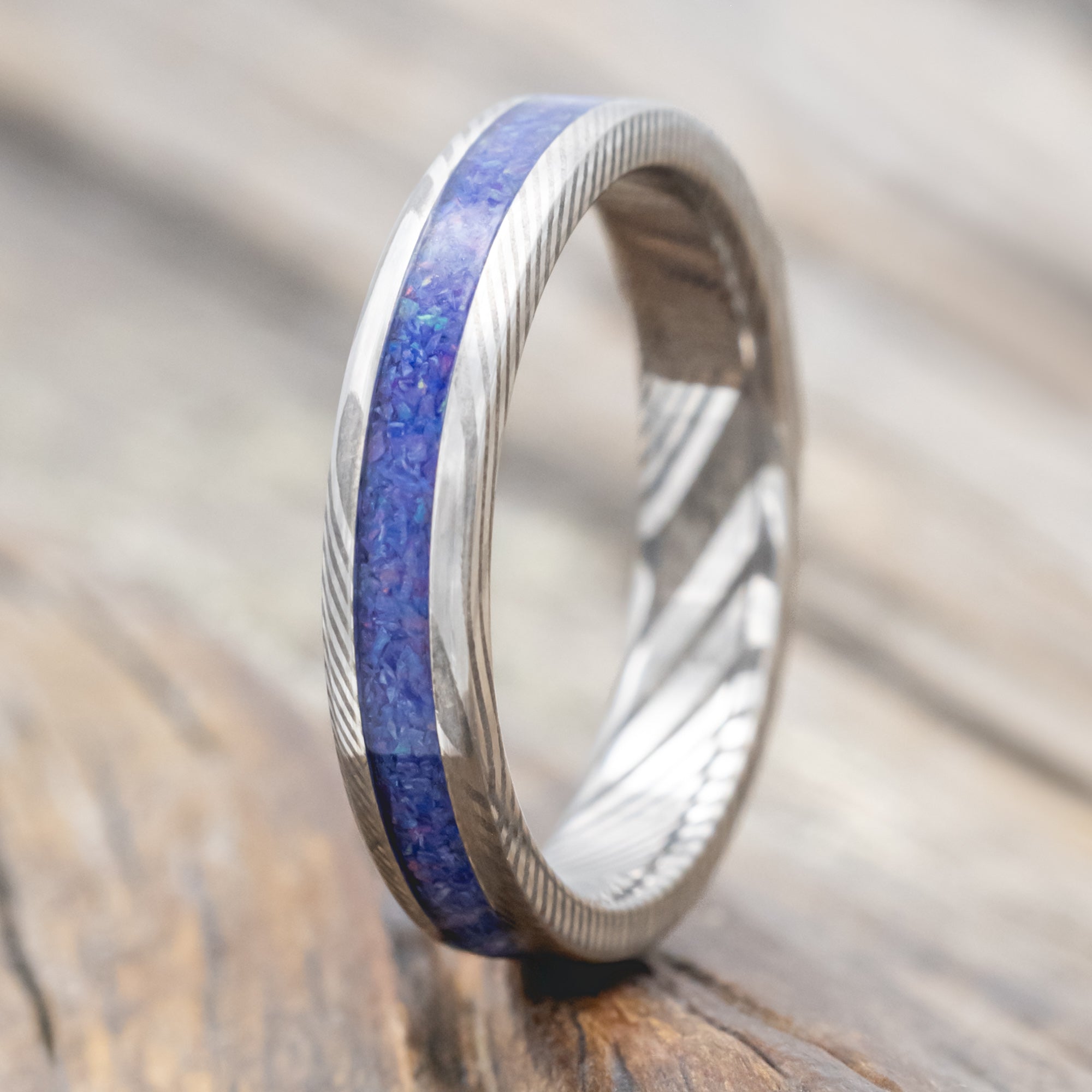 "Eterna" - Starburst Opal Stacking Band