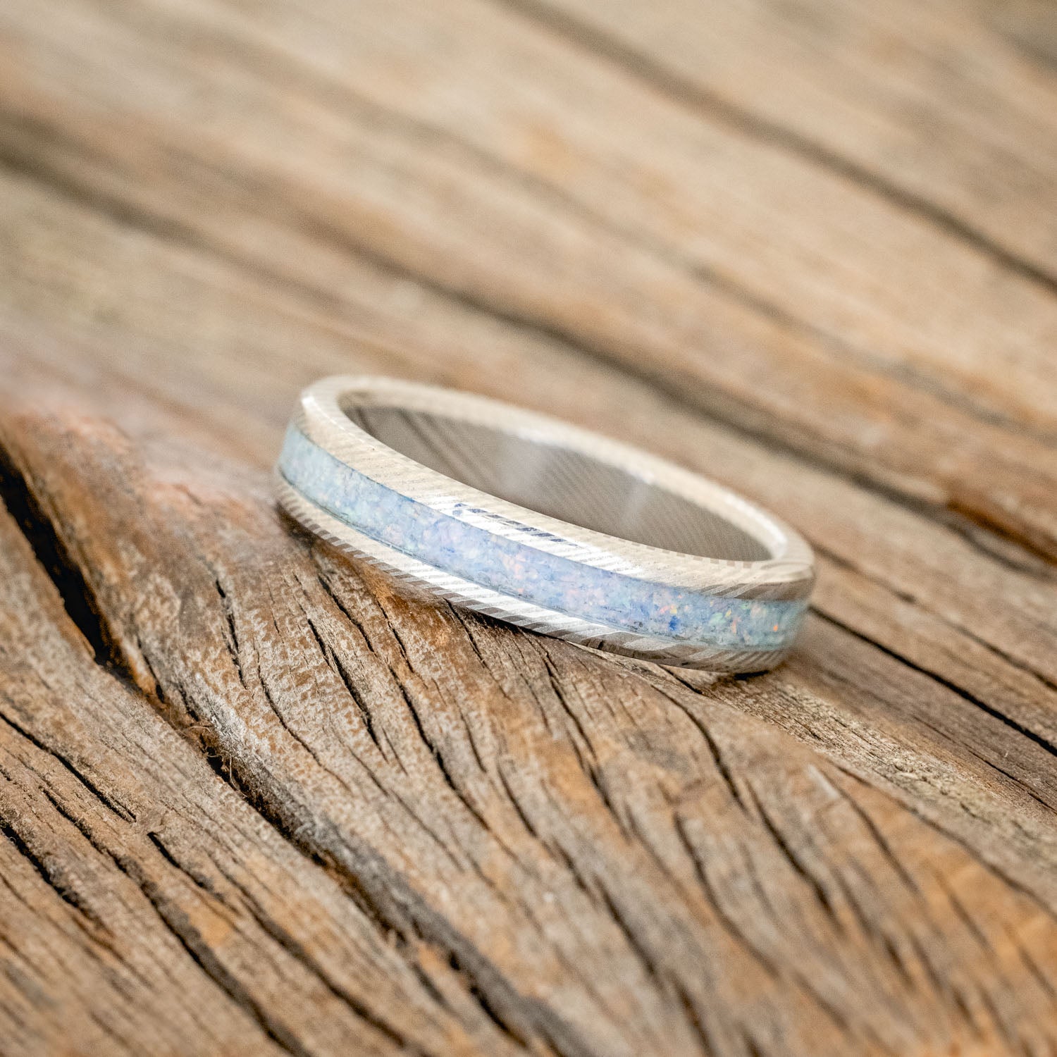 "PERENNA" - COTTON CANDY OPAL STACKING BAND-8