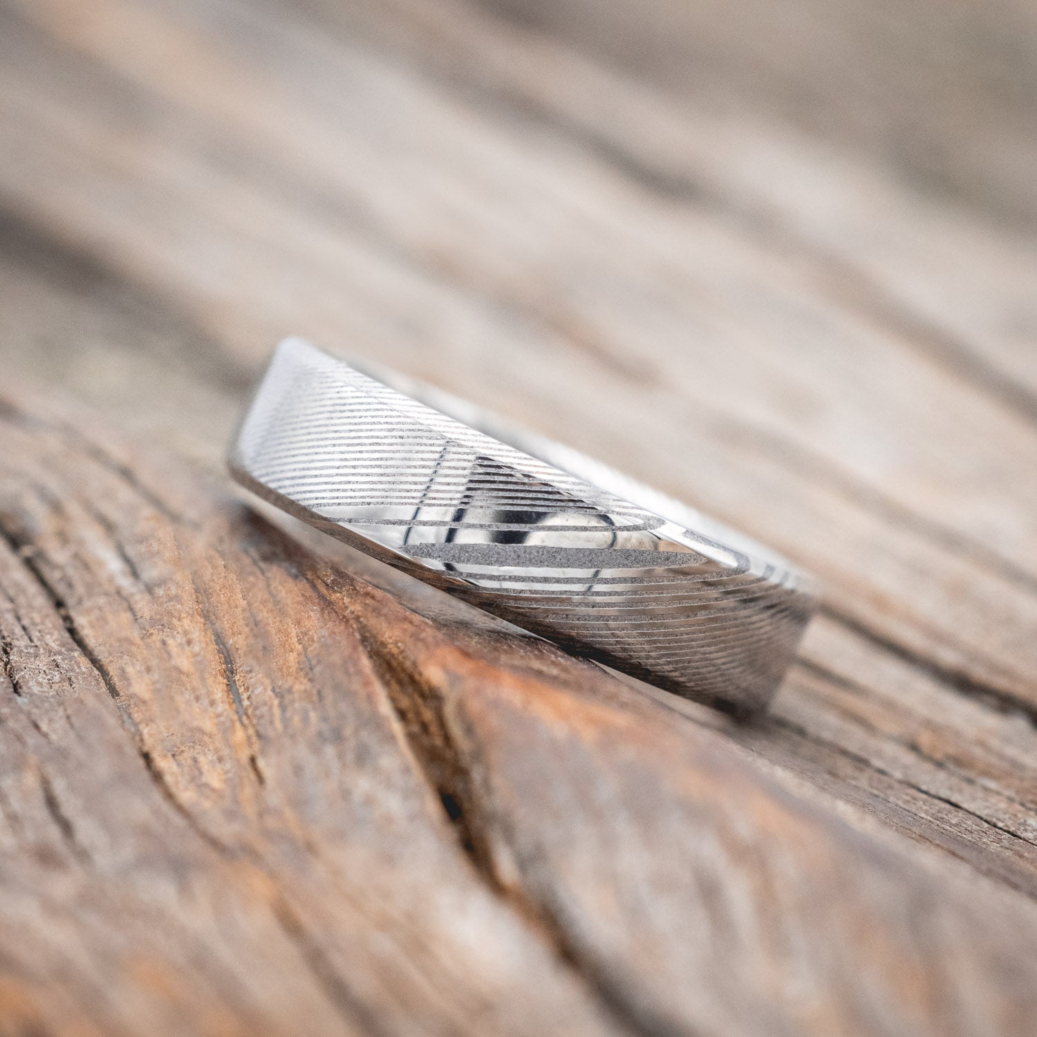 SOLID METAL HAND-TURNED WEDDING BAND-Staghead Designs