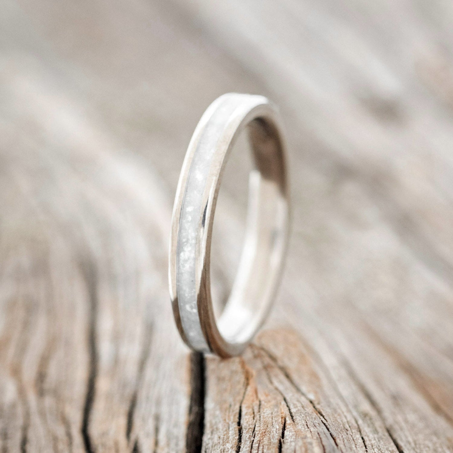 "ETERNA" - DIAMOND DUST STACKING BAND-1