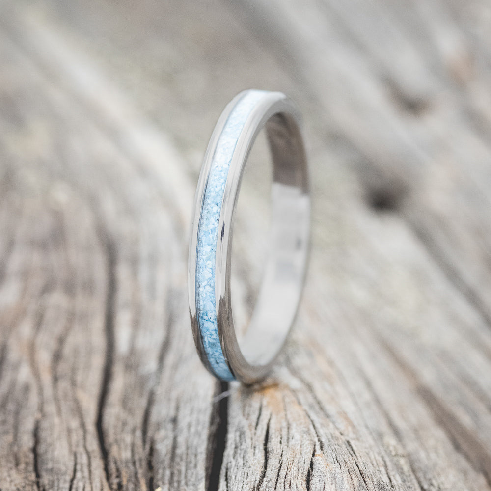 "ETERNA" - TURQUOISE STACKING BAND-1