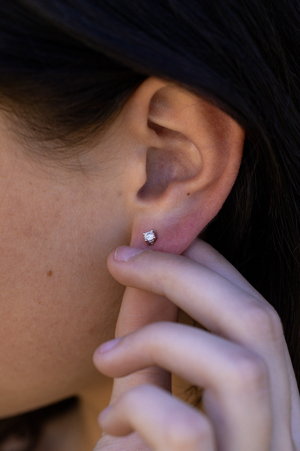 1/4 CTW NATURAL DIAMOND STUD EARRINGS IN 14K GOLD-9