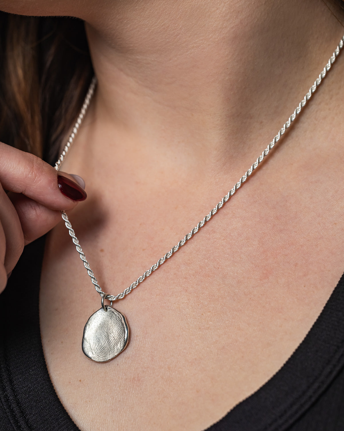 CUSTOMIZED FINGERPRINT CHARM-Staghead Designs