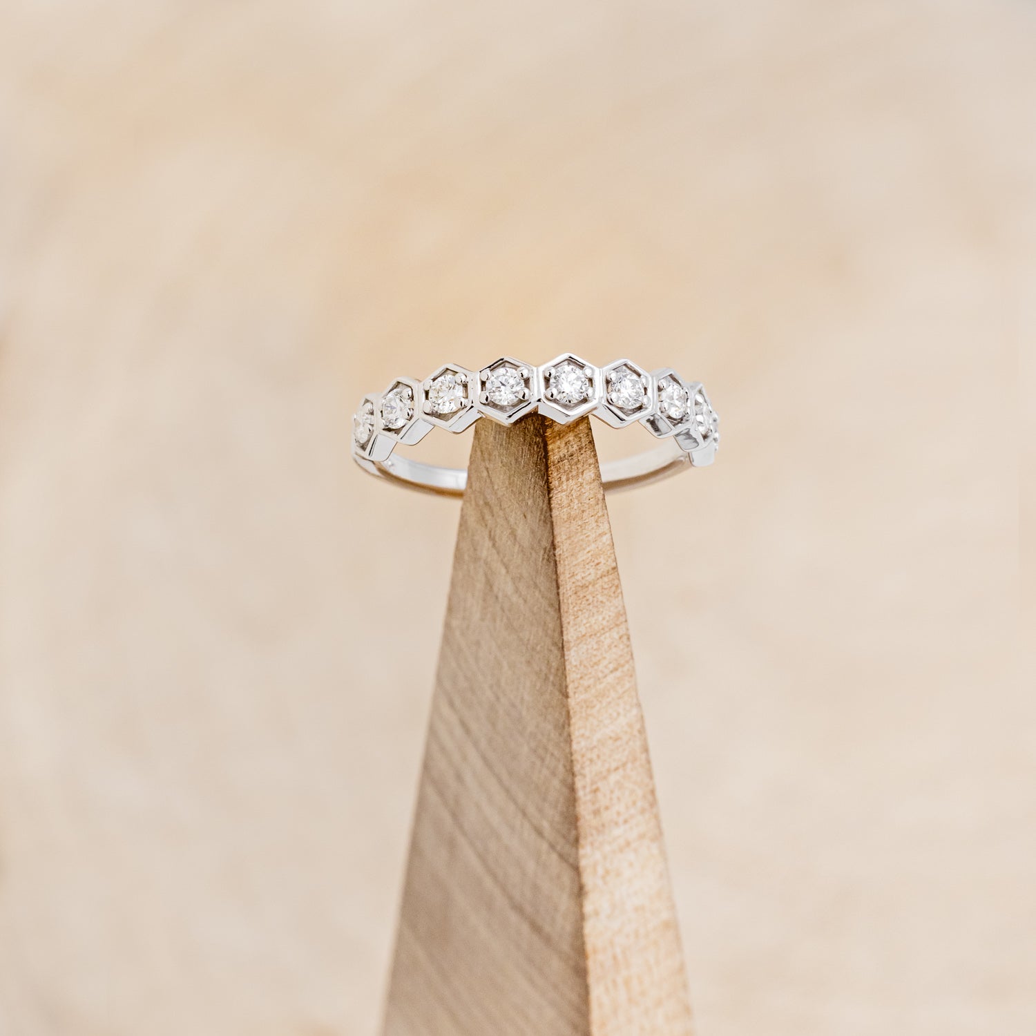 HEXAGON DIAMOND STACKING BAND-1