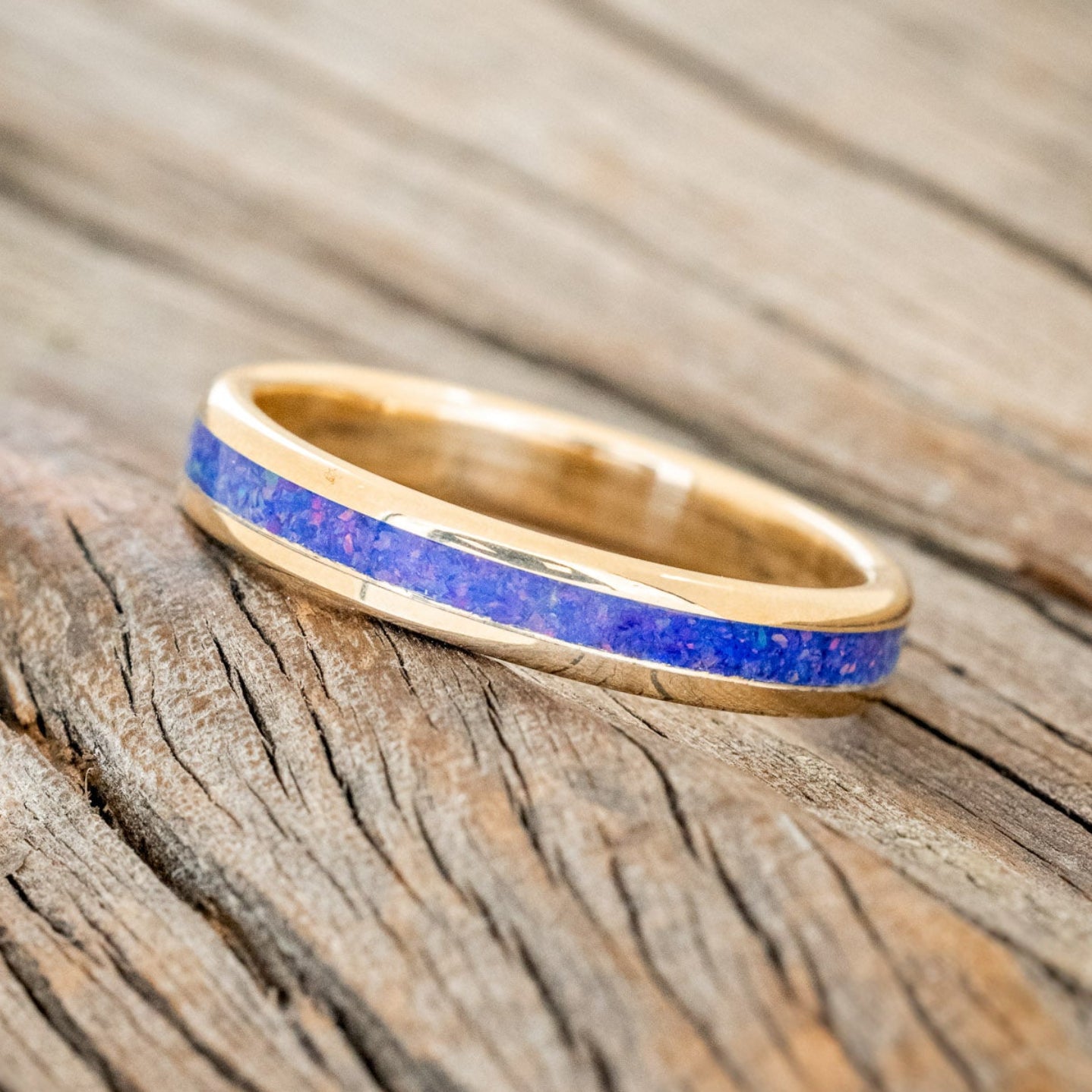 "PERENNA" - STARBURST OPAL STACKING BAND-2